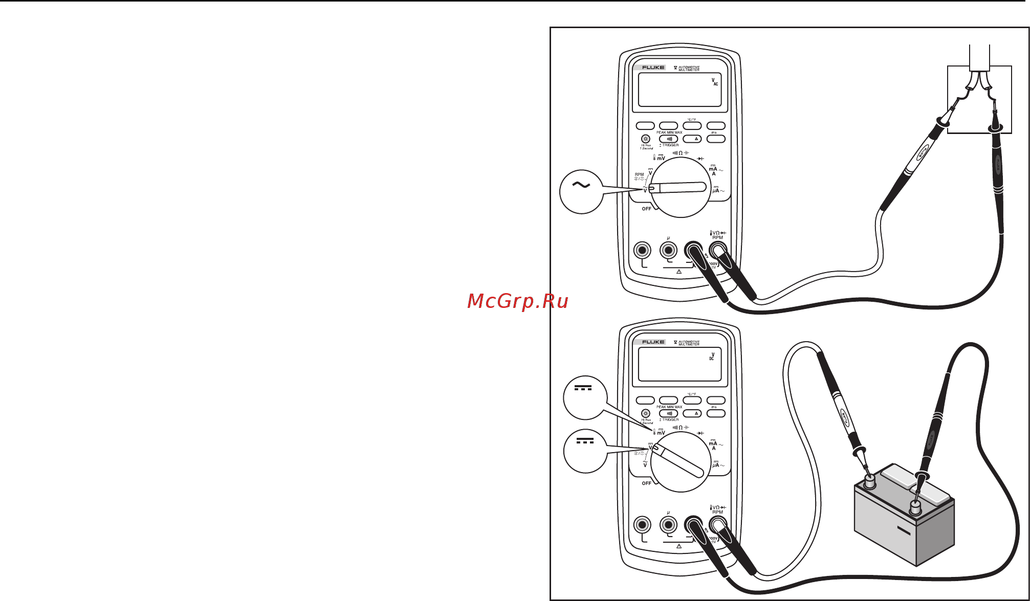 Fluke FLK-87VMAX-E2KIT [24/84] Making measurements