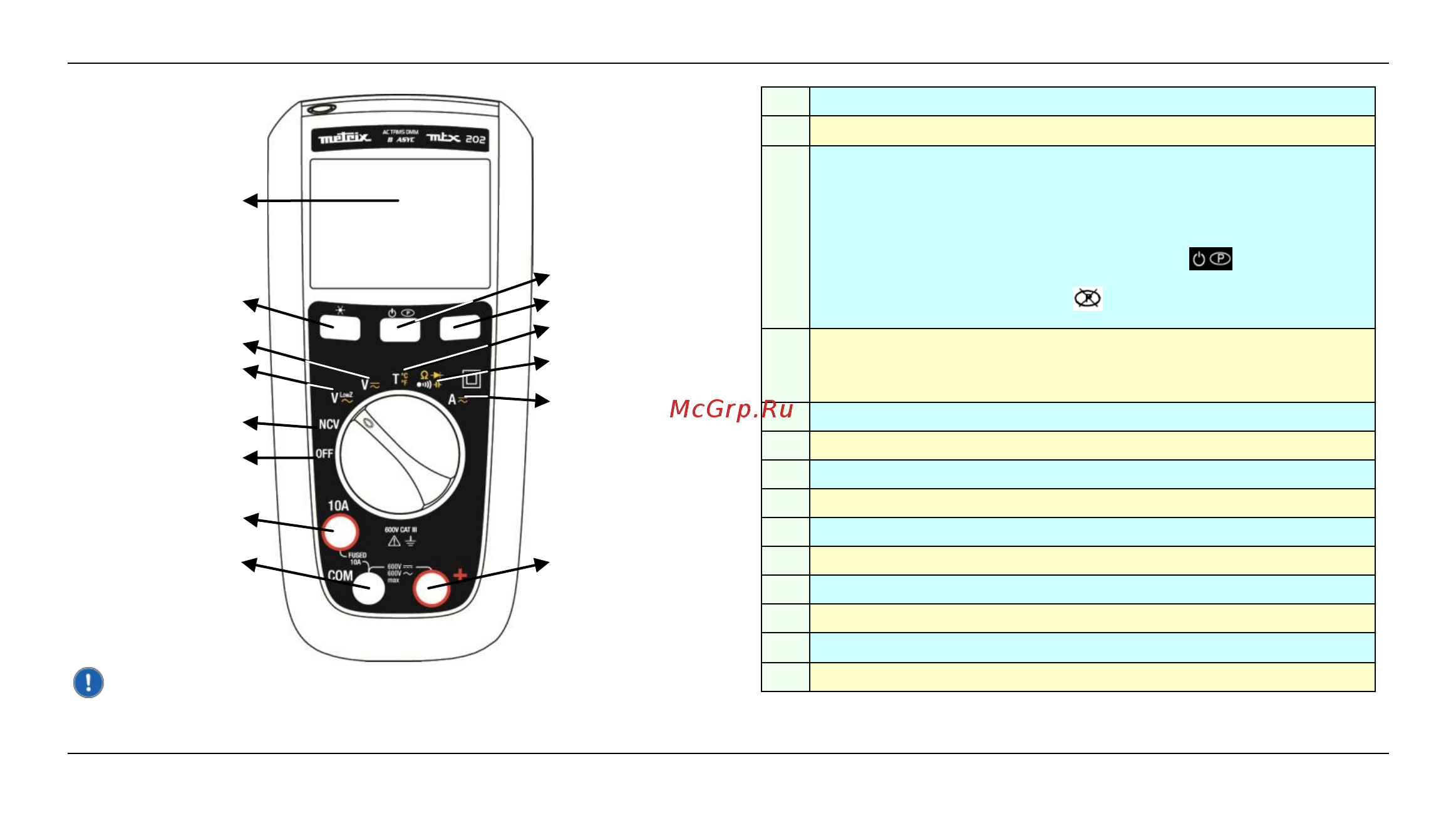 METRIX MTX202 [103/114] Описание