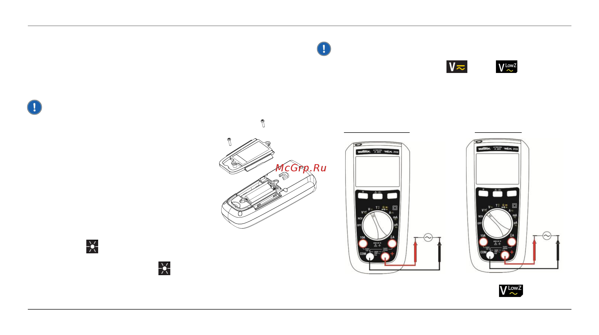 METRIX MTX202 [29/114] Verwendung