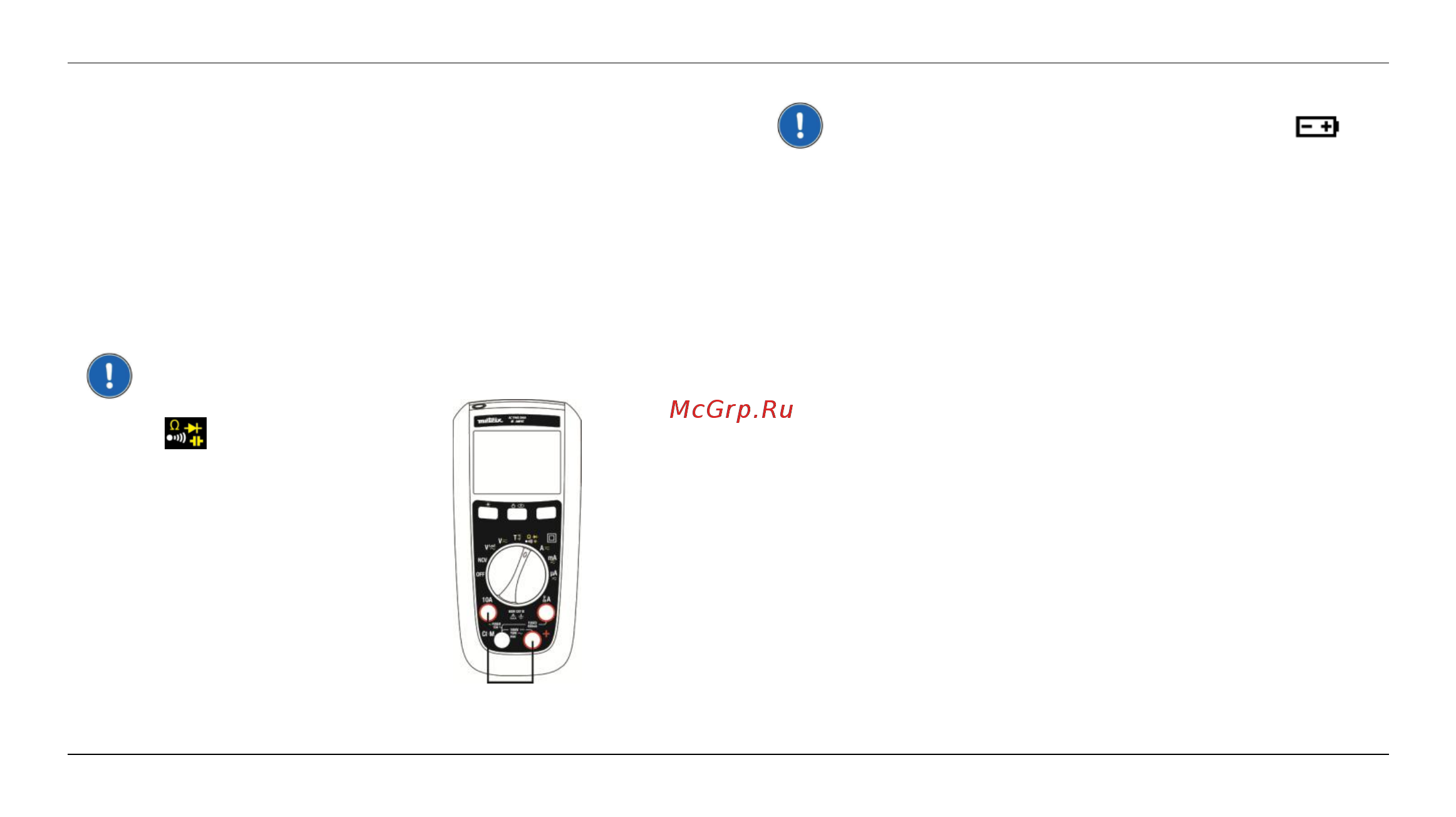 METRIX MTX202 [44/114] Manutenzione