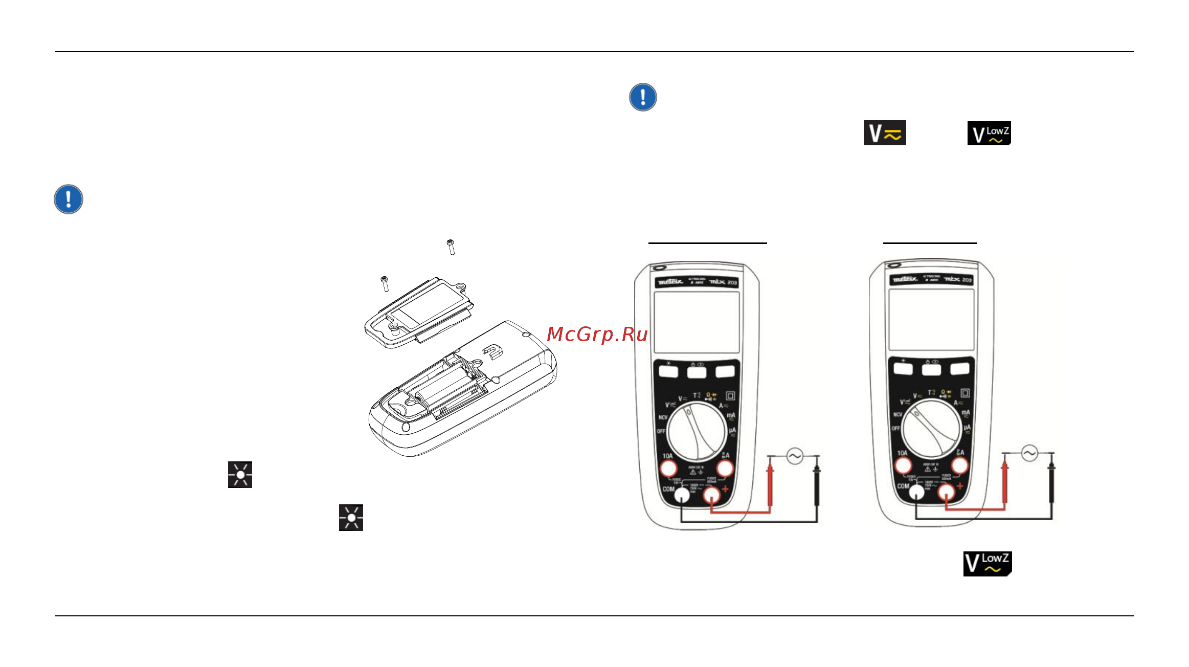 METRIX MTX202 [7/114] Utilisation
