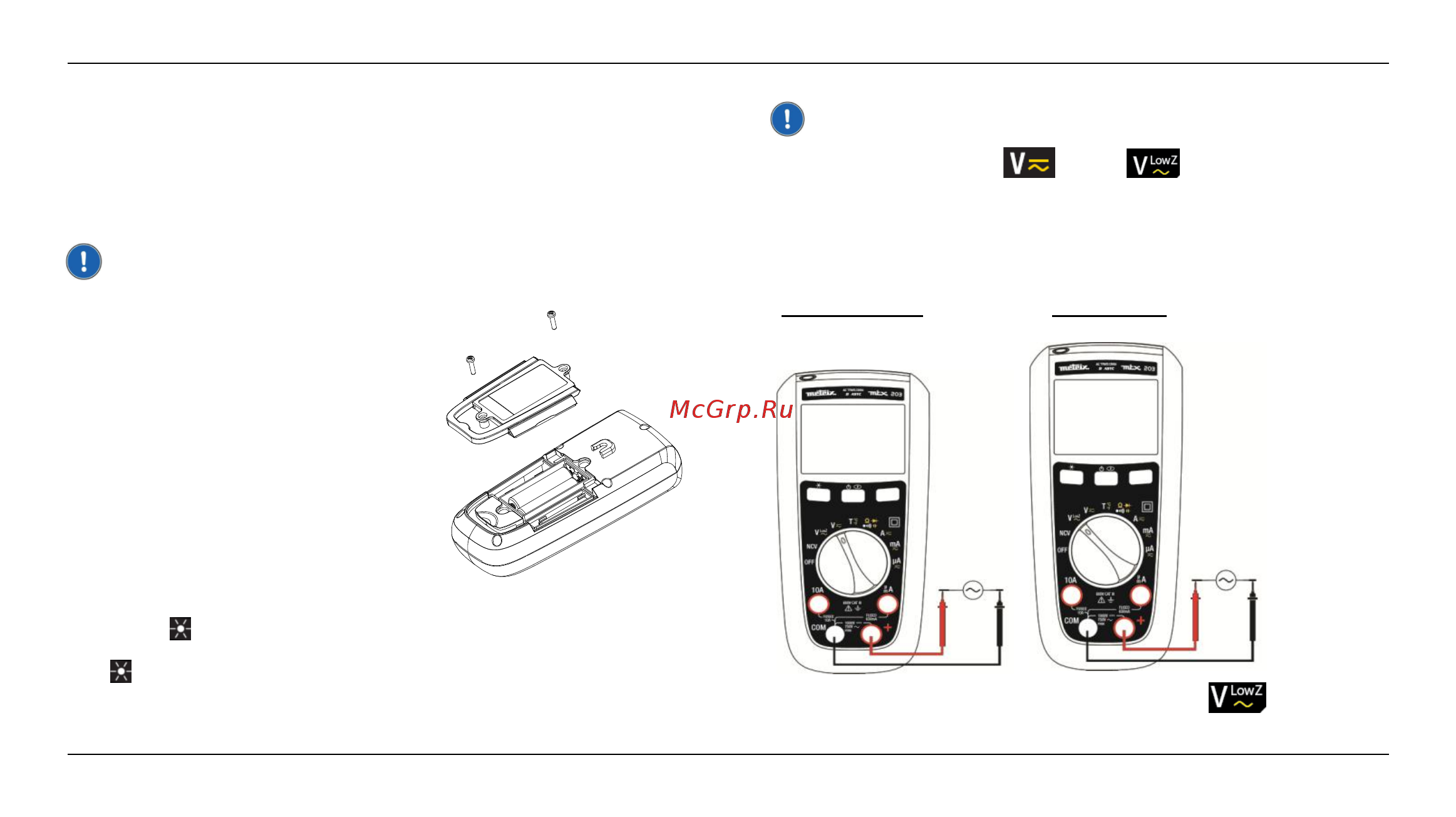 METRIX MTX202 [73/114] Gebruik