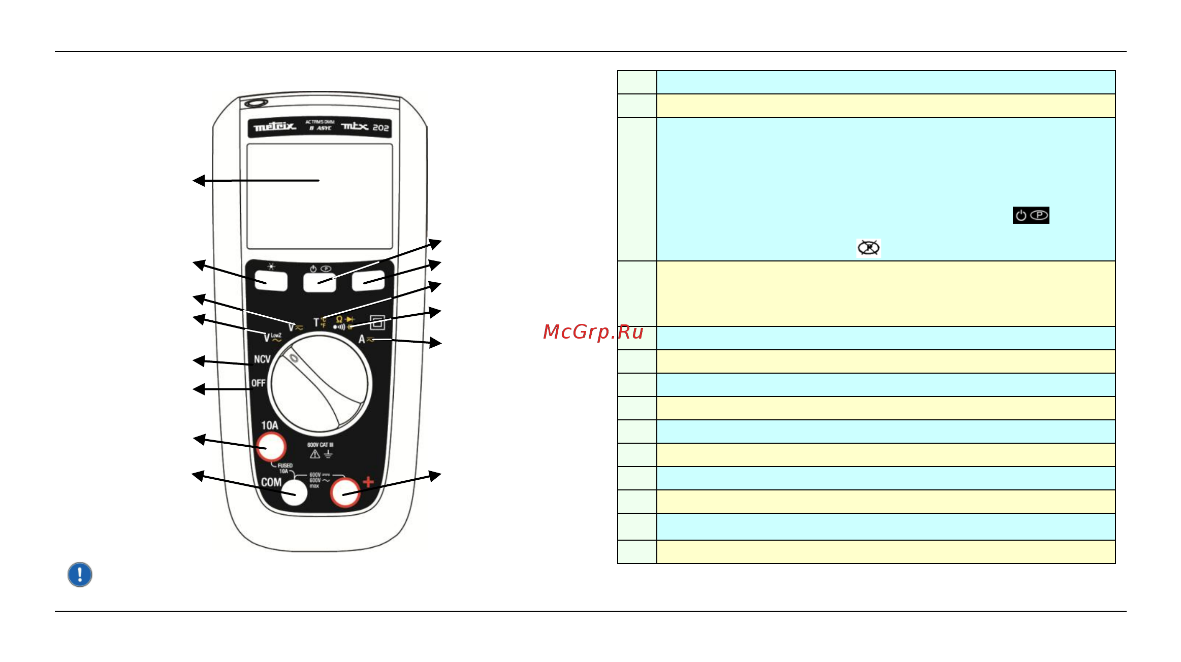 METRIX MTX202 [81/114] Opis 2 opis