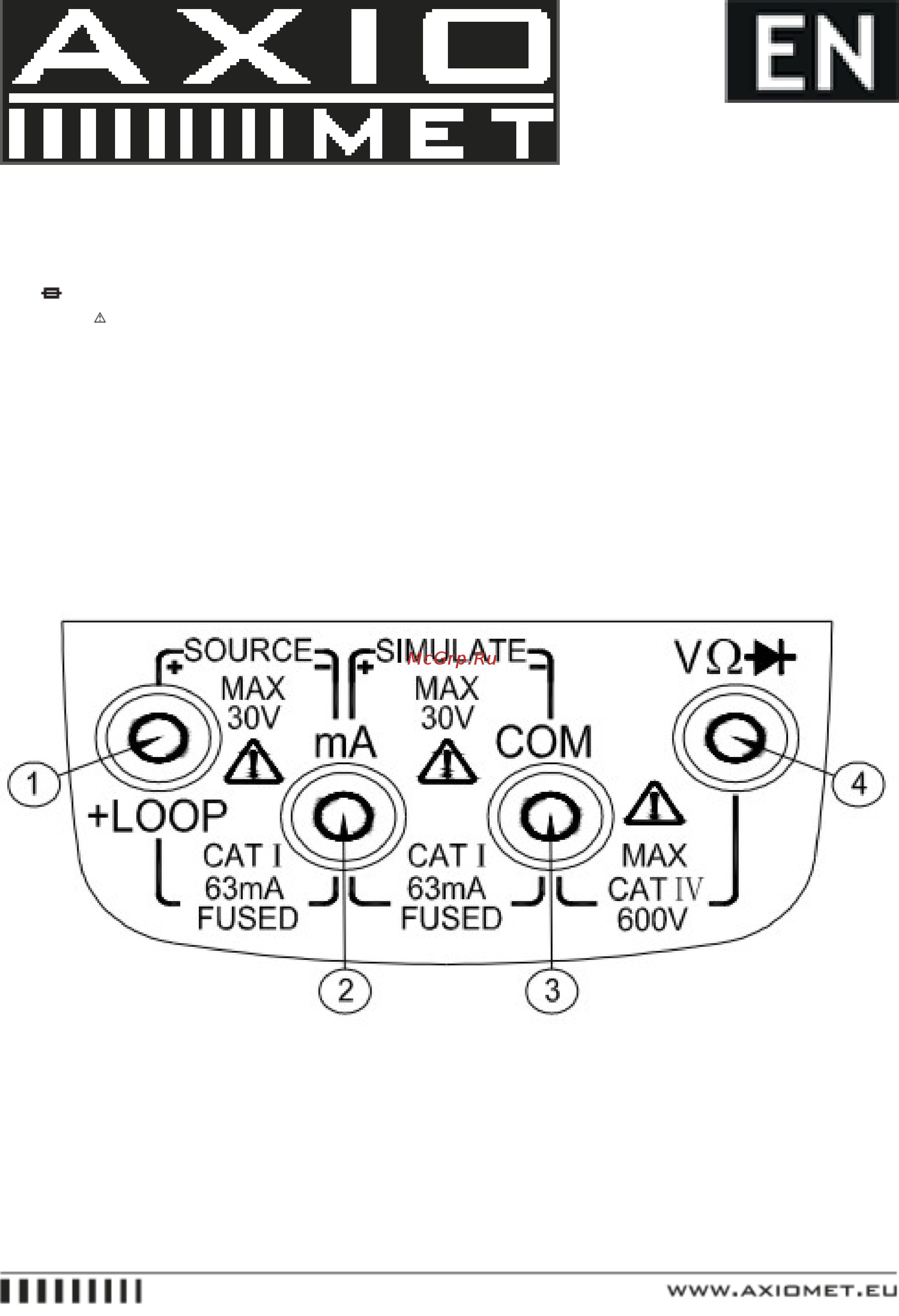 AXIOMET AX-C705 Расширенная инструкция онлайн [3/11] 528000