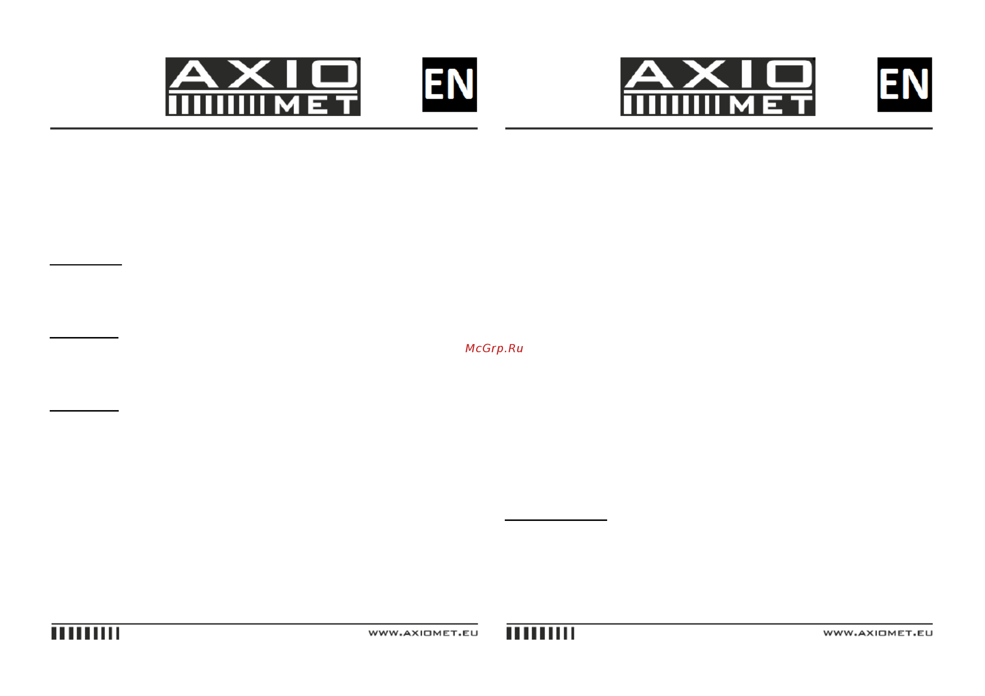 AXIOMET AX-3010H [2/5] Failure to observe this warning may cause injury to persons and