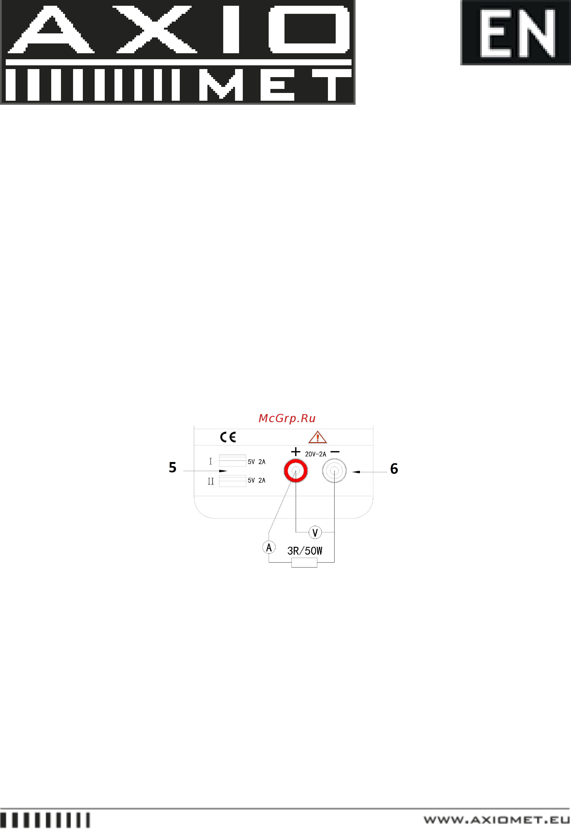 AXIOMET AX-3004H [11/12] Calibration