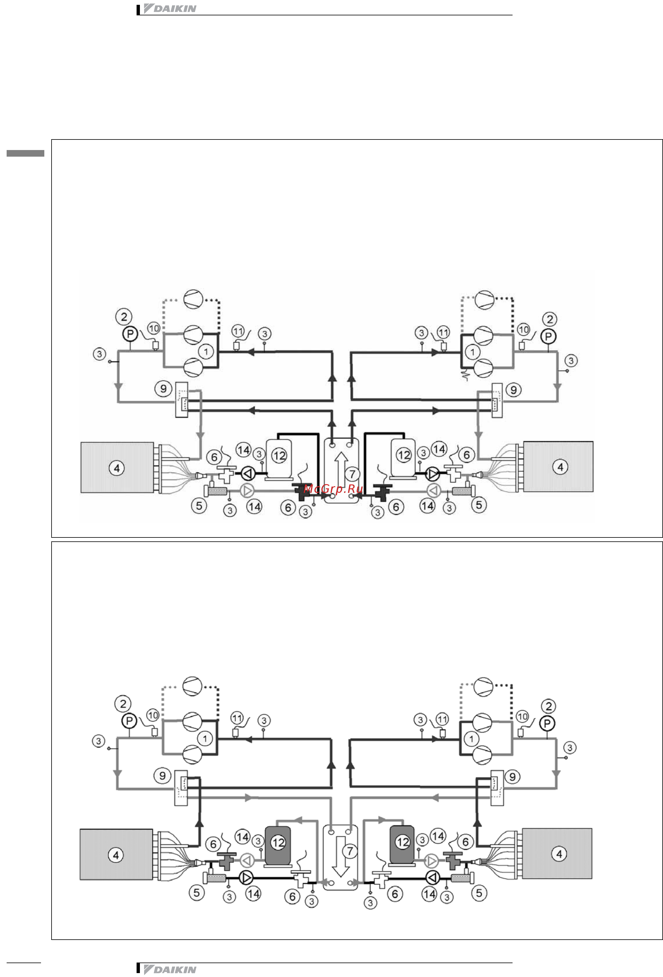 Daikin EUWY049BZ6Y [32/52] Piping diagram