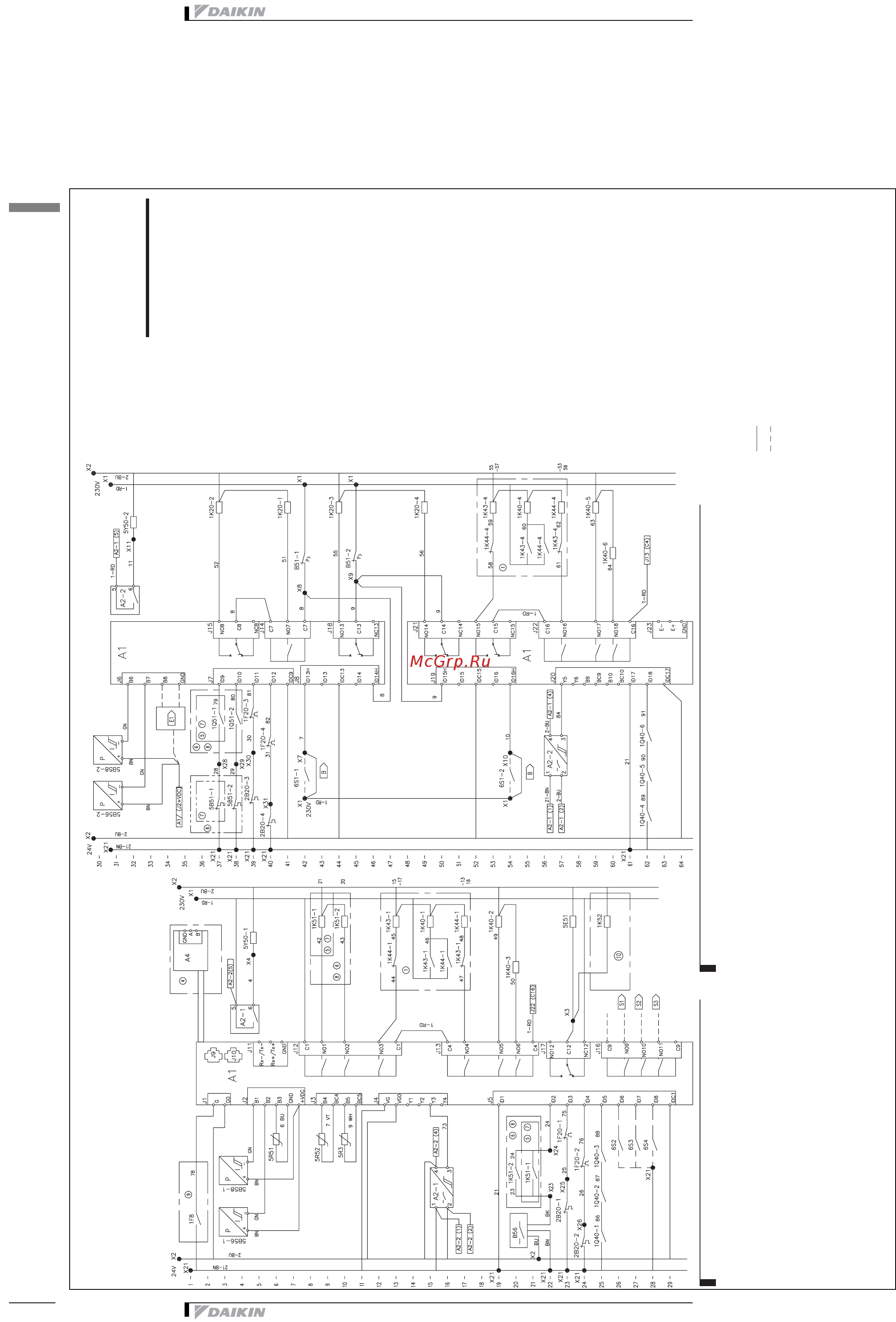 Daikin EUWY060BZ6Y [42/52] Wiring diagram
