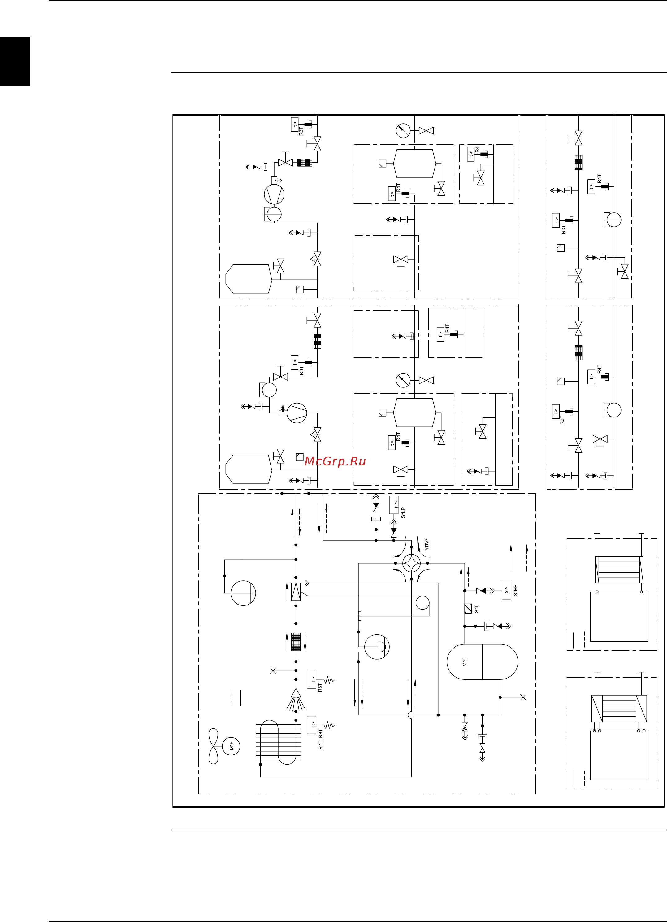 Daikin EUWYP10KZW1 [95/268] Функциональная схема контура охлаждения euwy 5 24kzw1