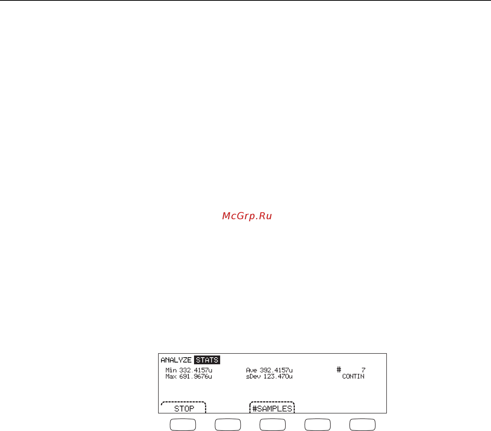 Fluke FLK-8845A/SU [50/93] Collecting statistics on measurements