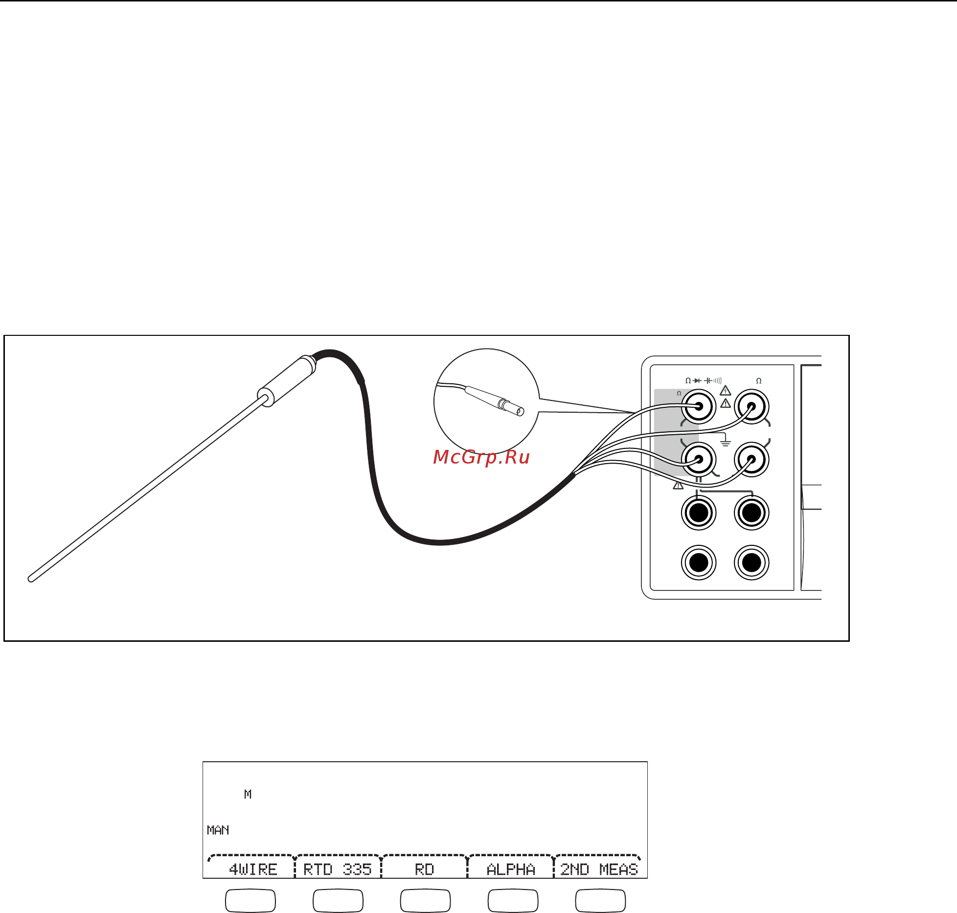 Fluke FLK-8845A/SU [75/93] Measuring rtd temperature 8846a only