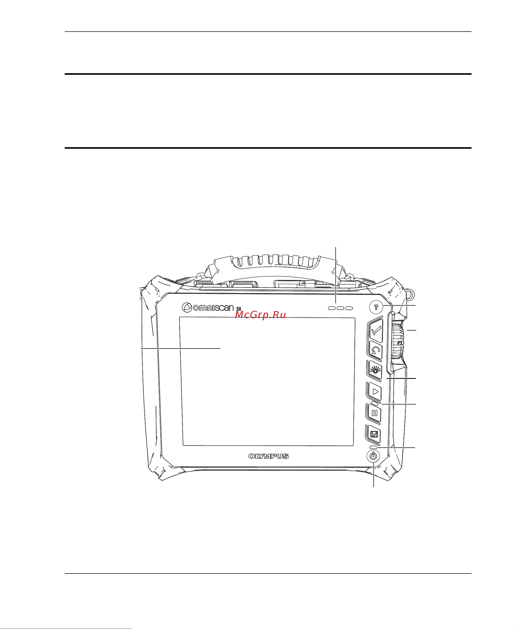 Olympus OmniScan SX [31/94] Описание прибора