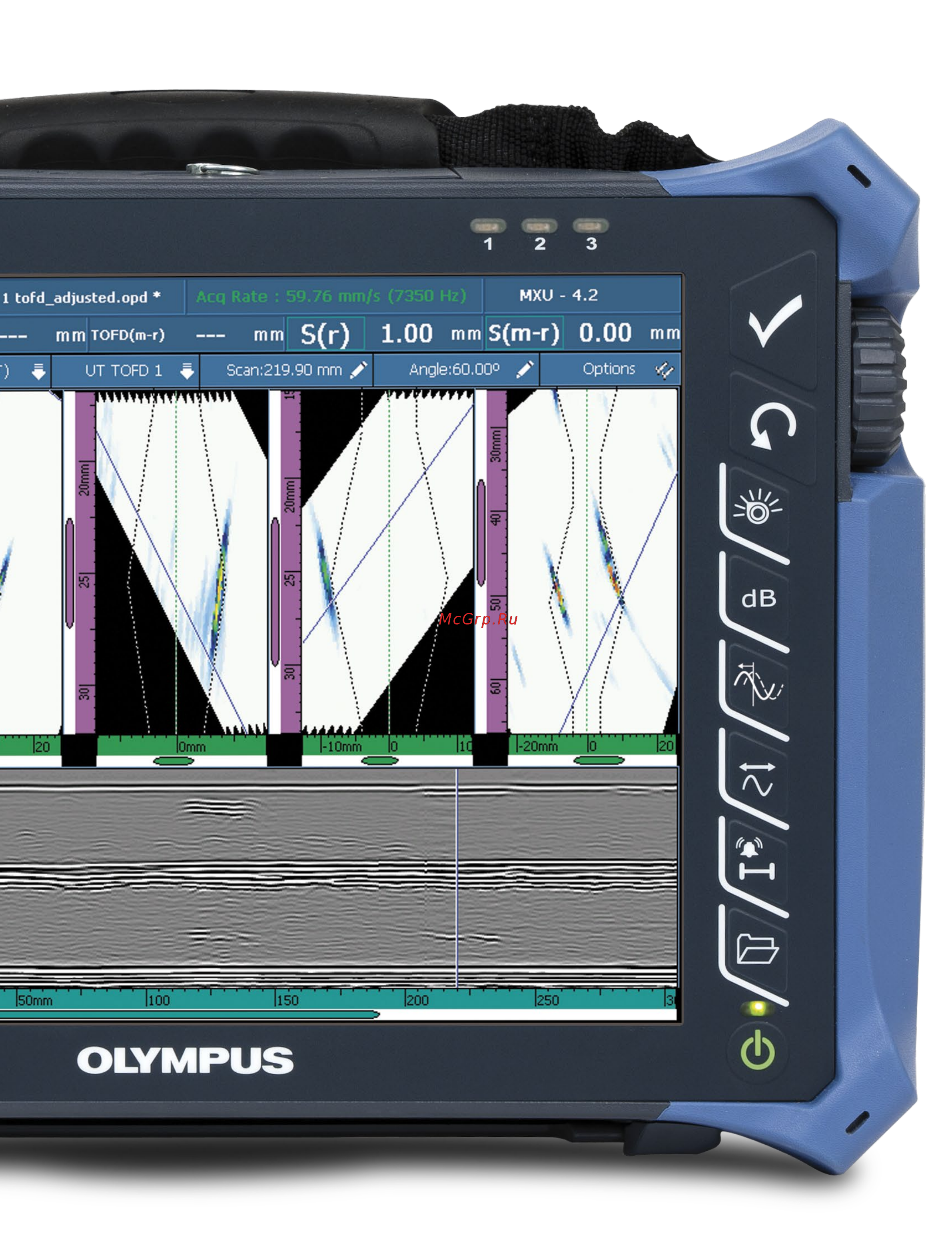 Olympus OmniScan MX2 [3/8] Omniscan mx2 в натуральную величину