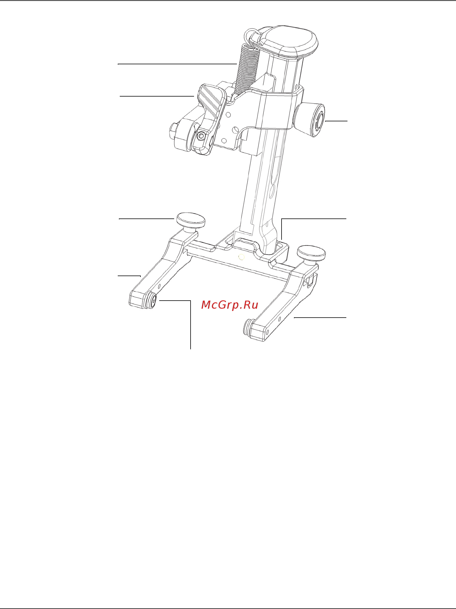 Olympus AxSEAM [36/116] A quick action lever is used to loosen the probe holder so it can slide on the probe holder mounting rail or be removed from the frame altogether