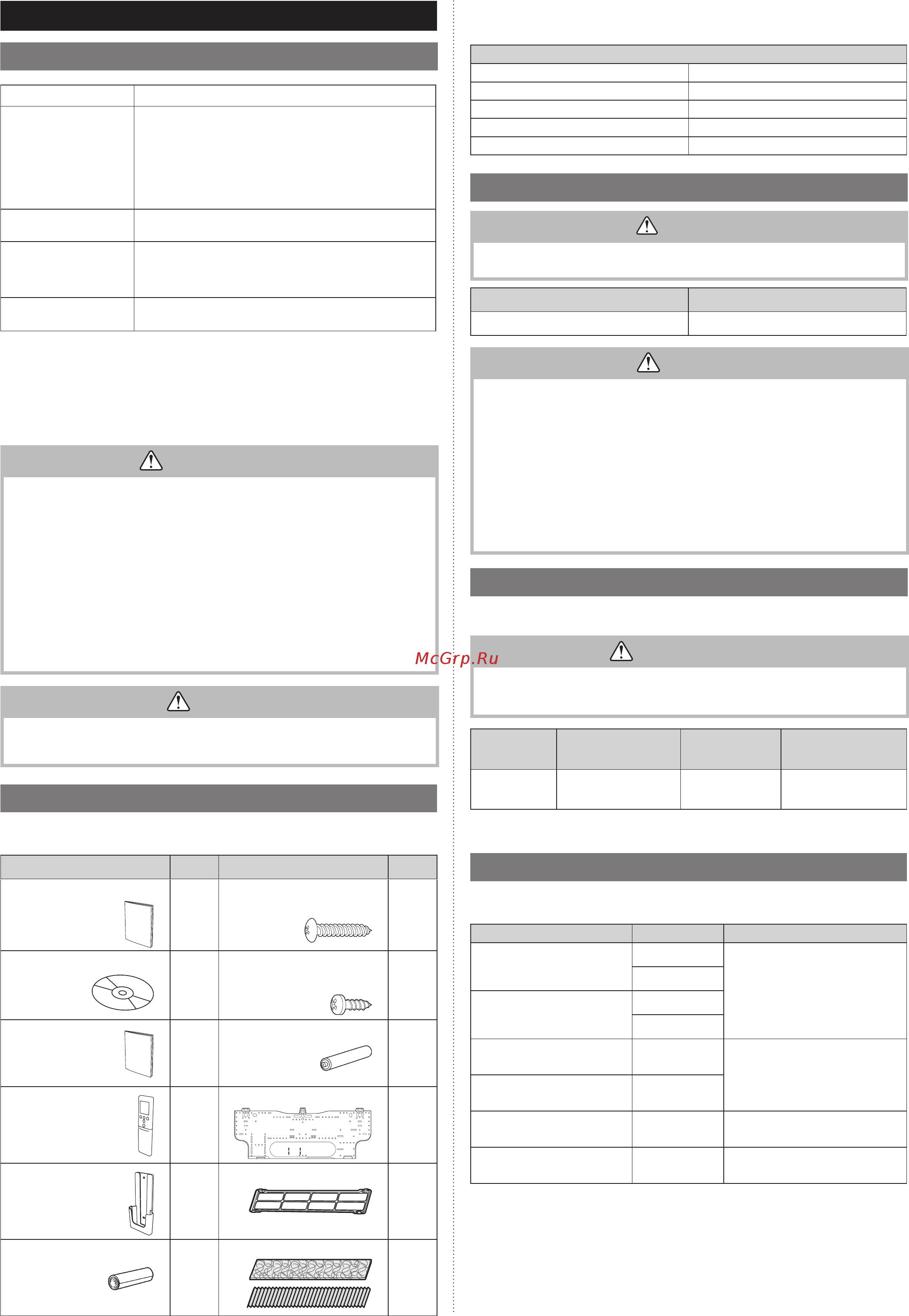 Fujitsu ASYG07KGTB/AOYG07KGCA [4/13] Требования электросистемы