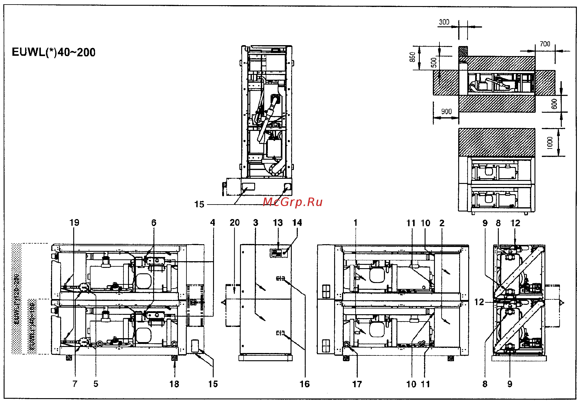 Daikin EUWLA40KX [8/61] Описание прибора