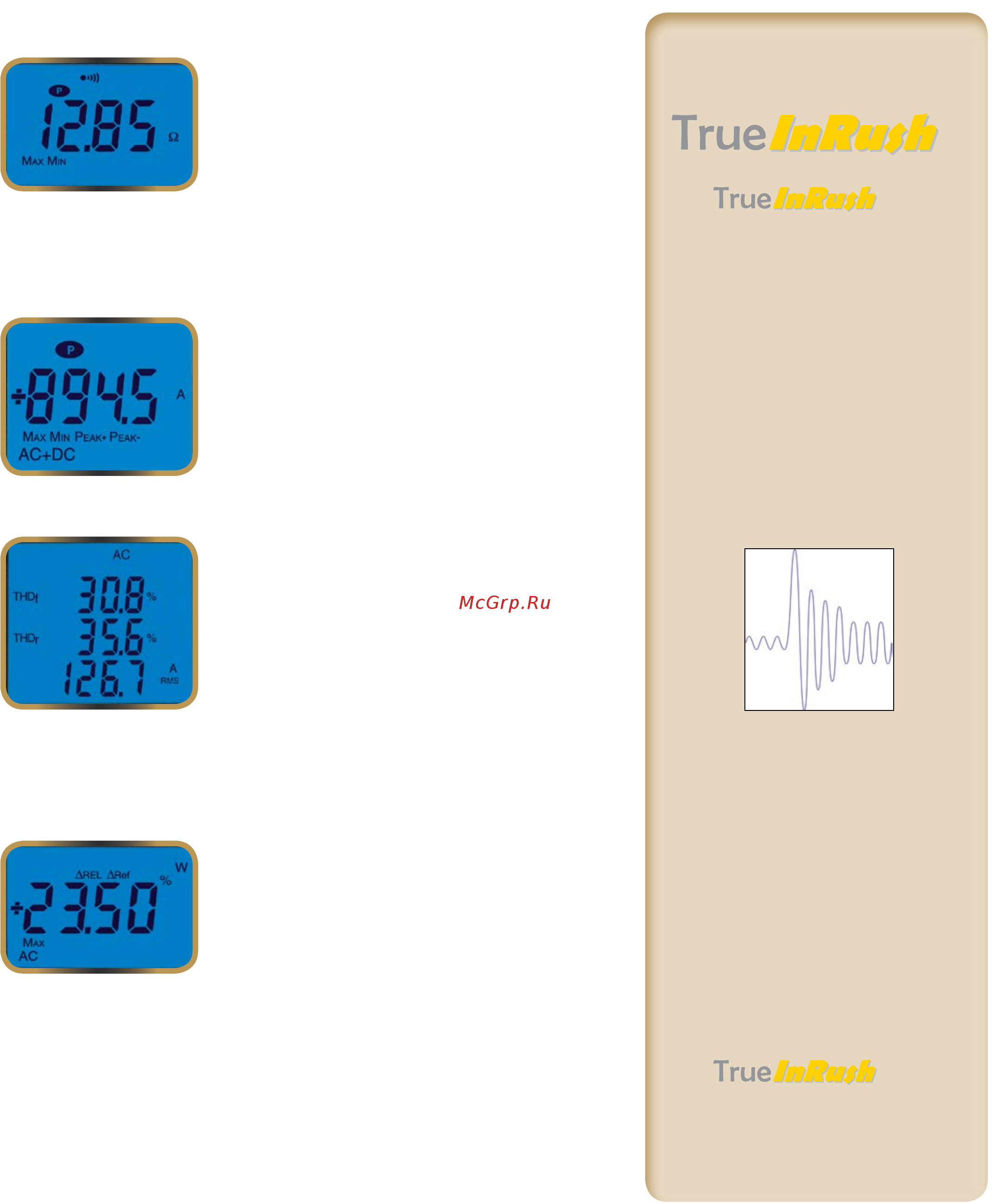 CHAUVIN ARNOUX CA-F403 [3/8] The quality of trms measurements whatever the type of signal