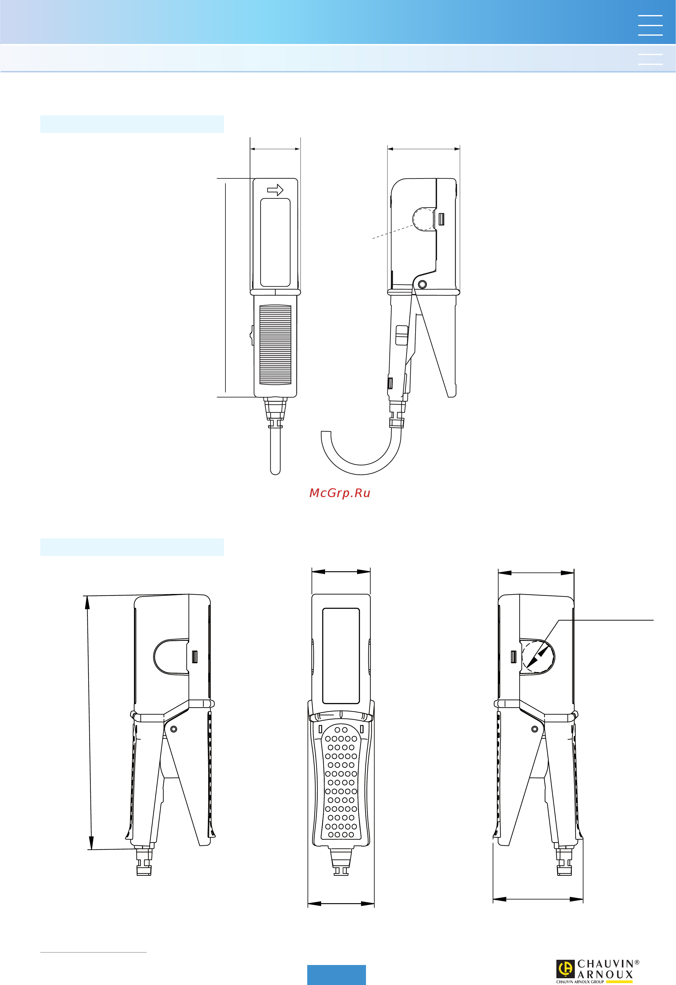 CHAUVIN ARNOUX CA-MINI-01 [2/12] Current clamps for ac current