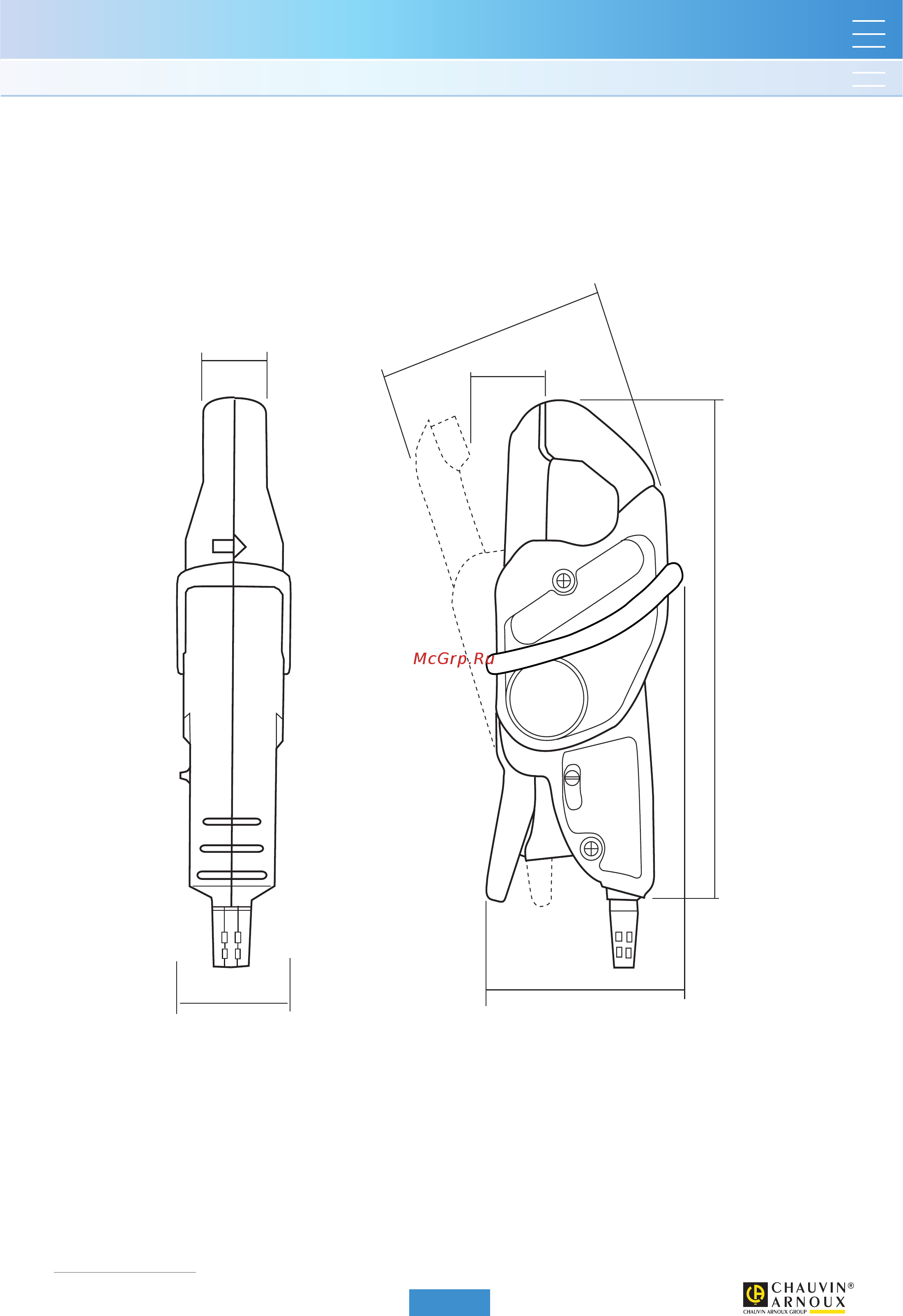 CHAUVIN ARNOUX CA-MN77 [2/16] Current clamps for ac current