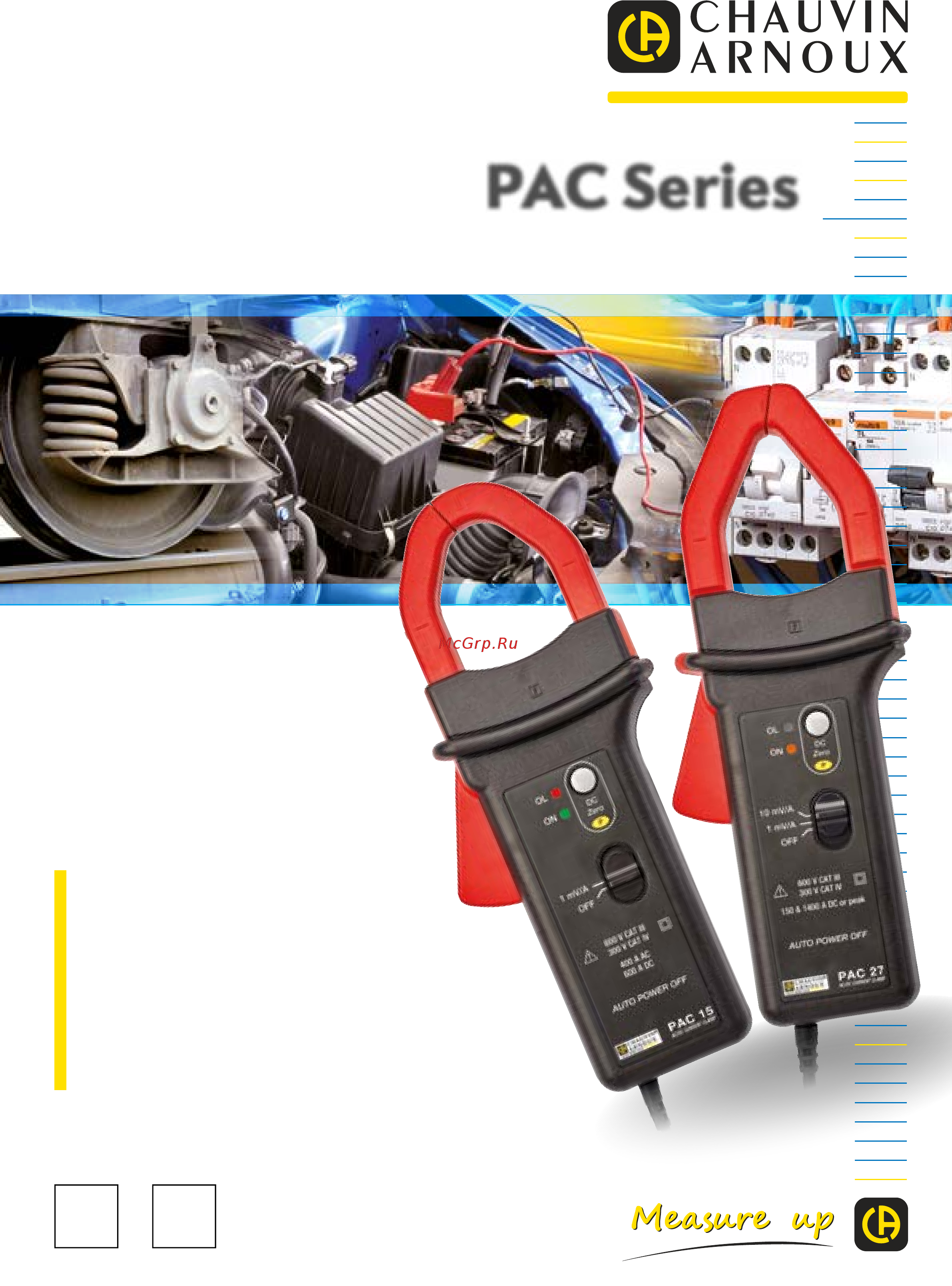 CHAUVIN ARNOUX CA-PAC16 Расширенная инструкция онлайн
