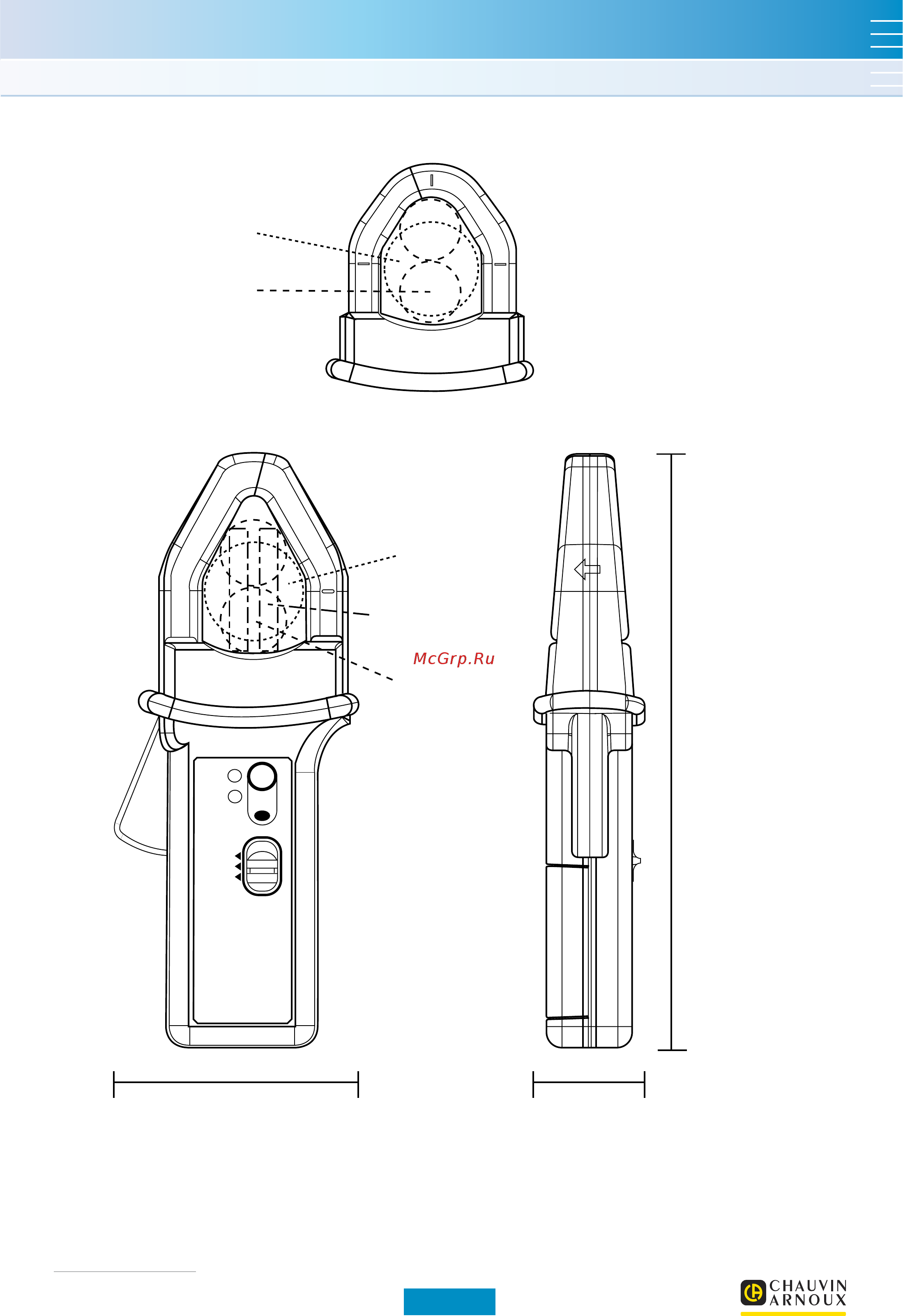 CHAUVIN ARNOUX CA-PAC17 [2/20] Current clamps for ac dc current