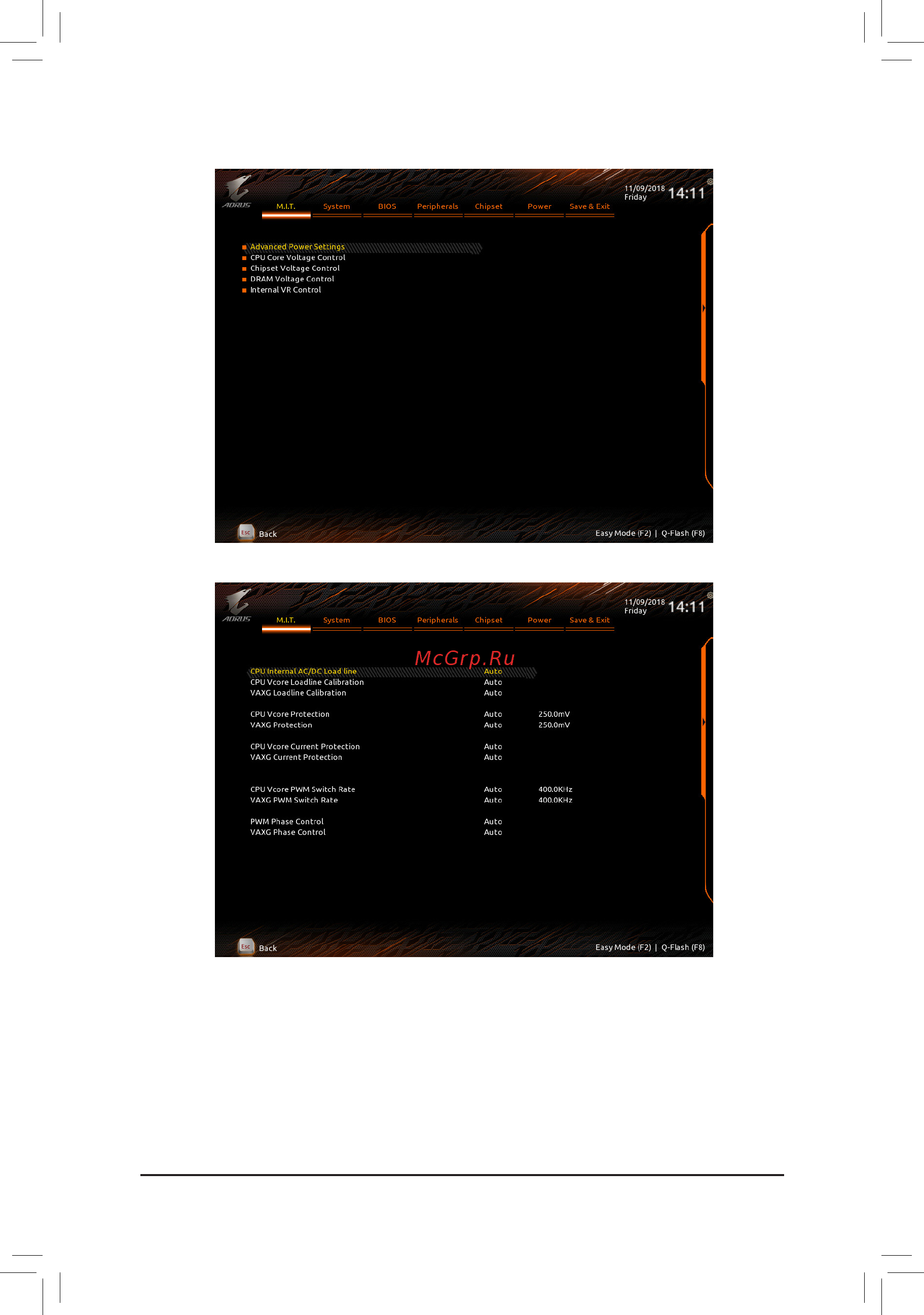Gigabyte Z390 AORUS XTREME WATERFORCE [51/140] Vaxg loadline calibration
