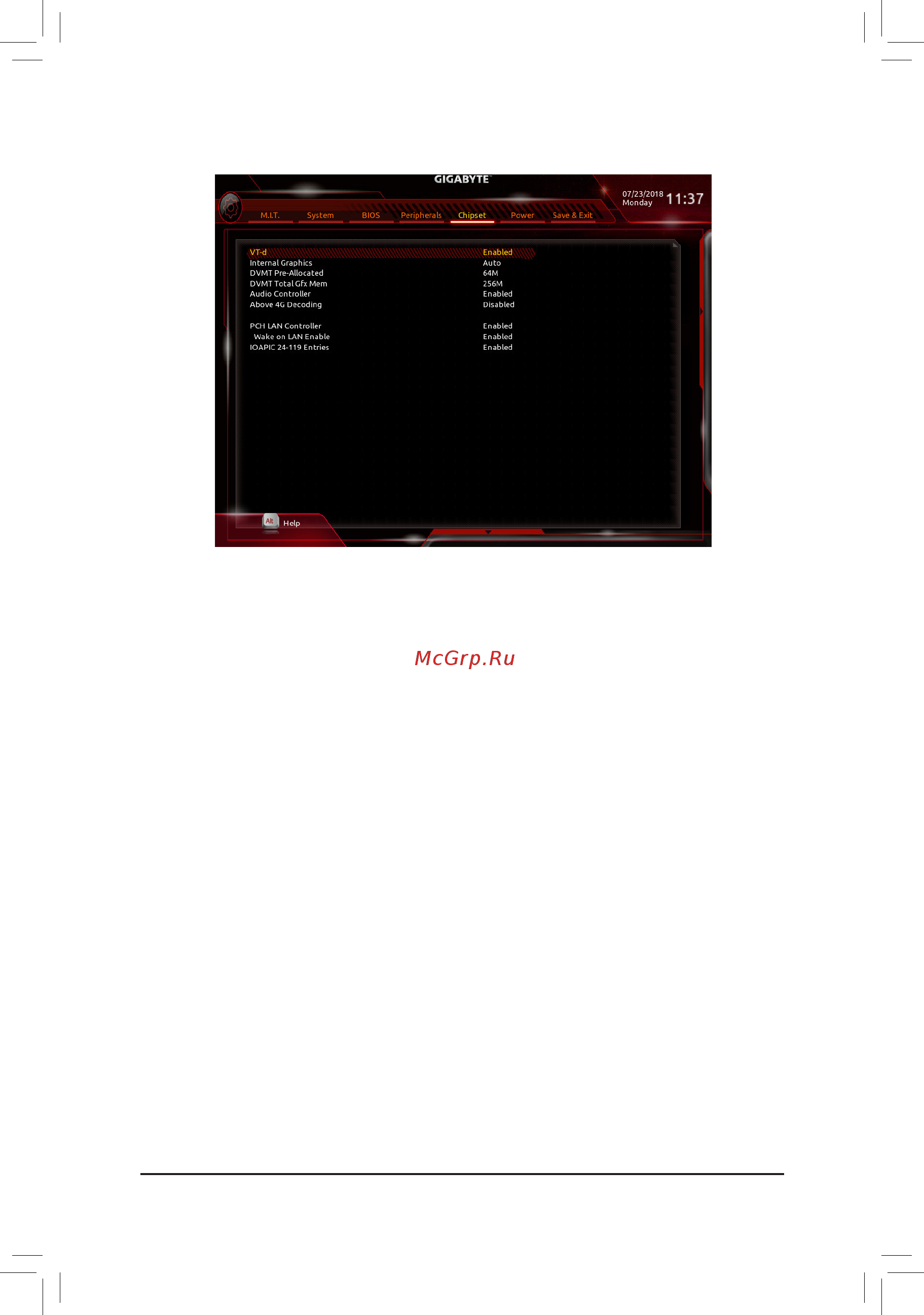 Gigabyte Z390 AORUS PRO WIFI (rev. 1.0) [40/56] Above 4g decoding