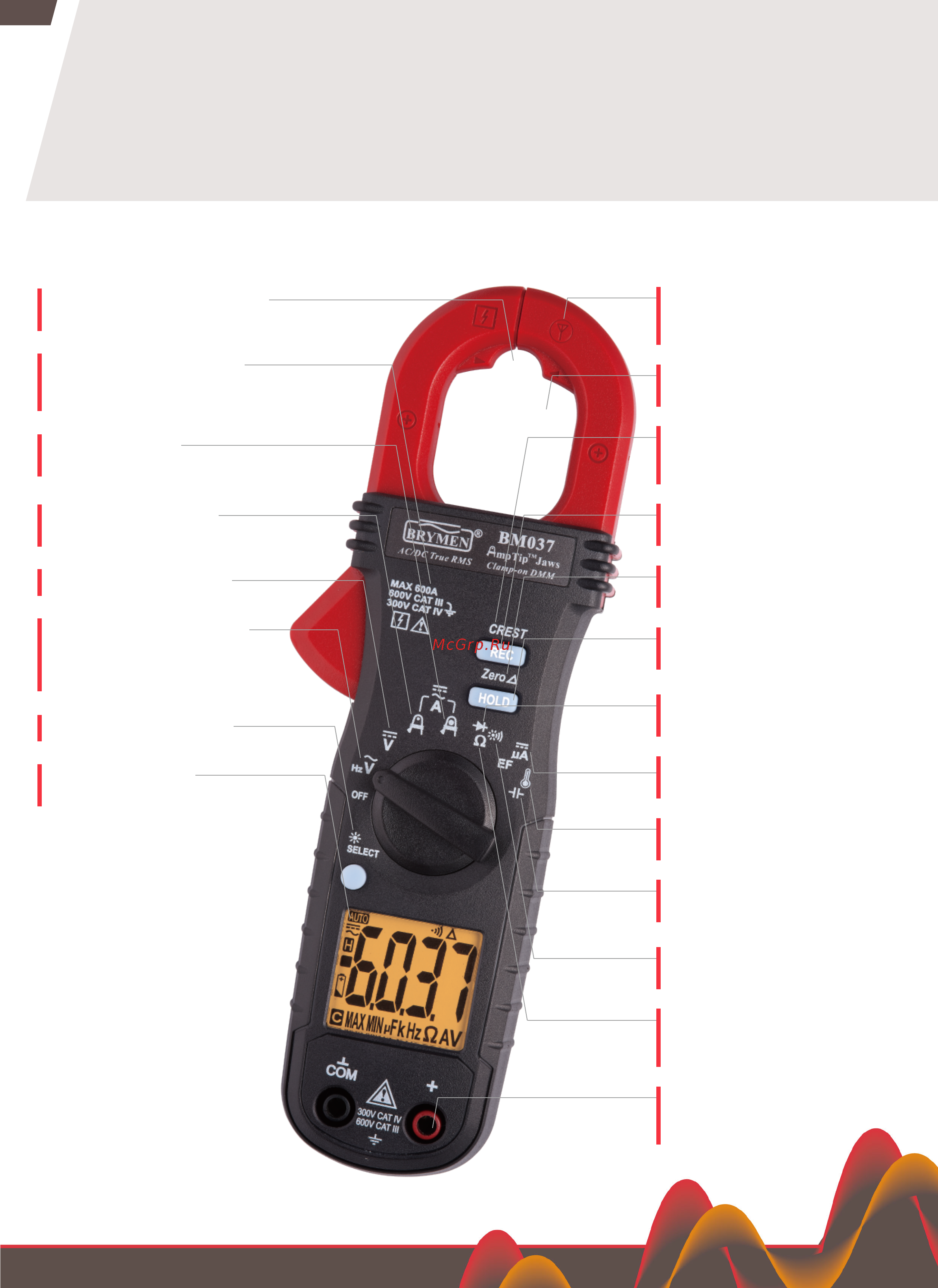 BEHA-AMPROBE BM035 [3/4] Precise rotary switch