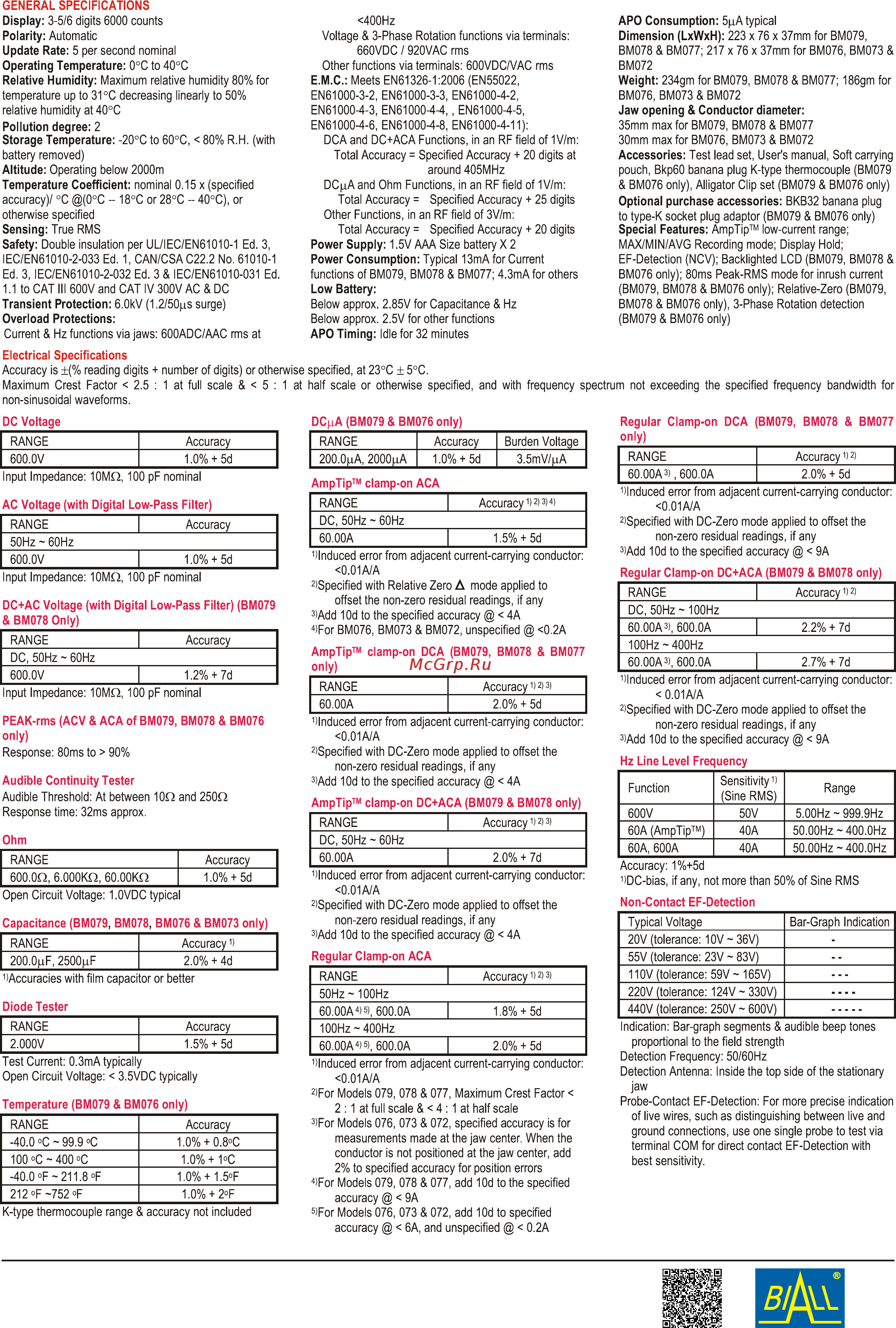 BEHA-AMPROBE BM078 [4/4] Strona 4