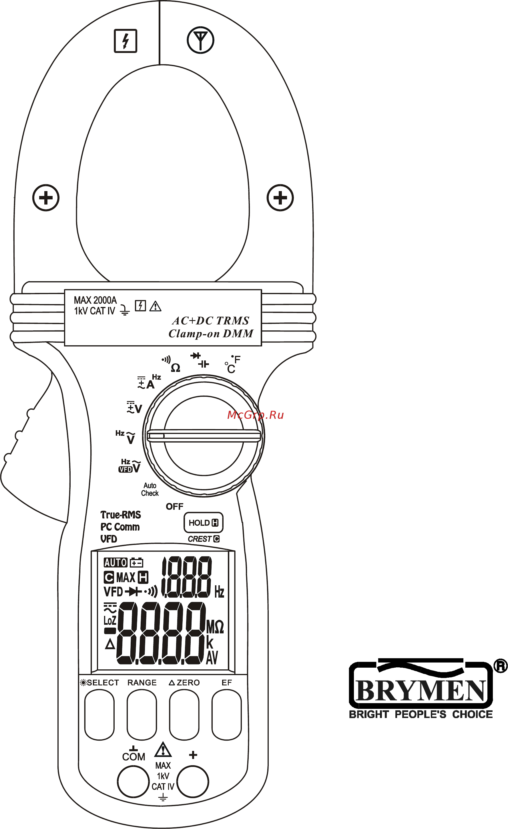 BEHA-AMPROBE BM175D Расширенная инструкция онлайн