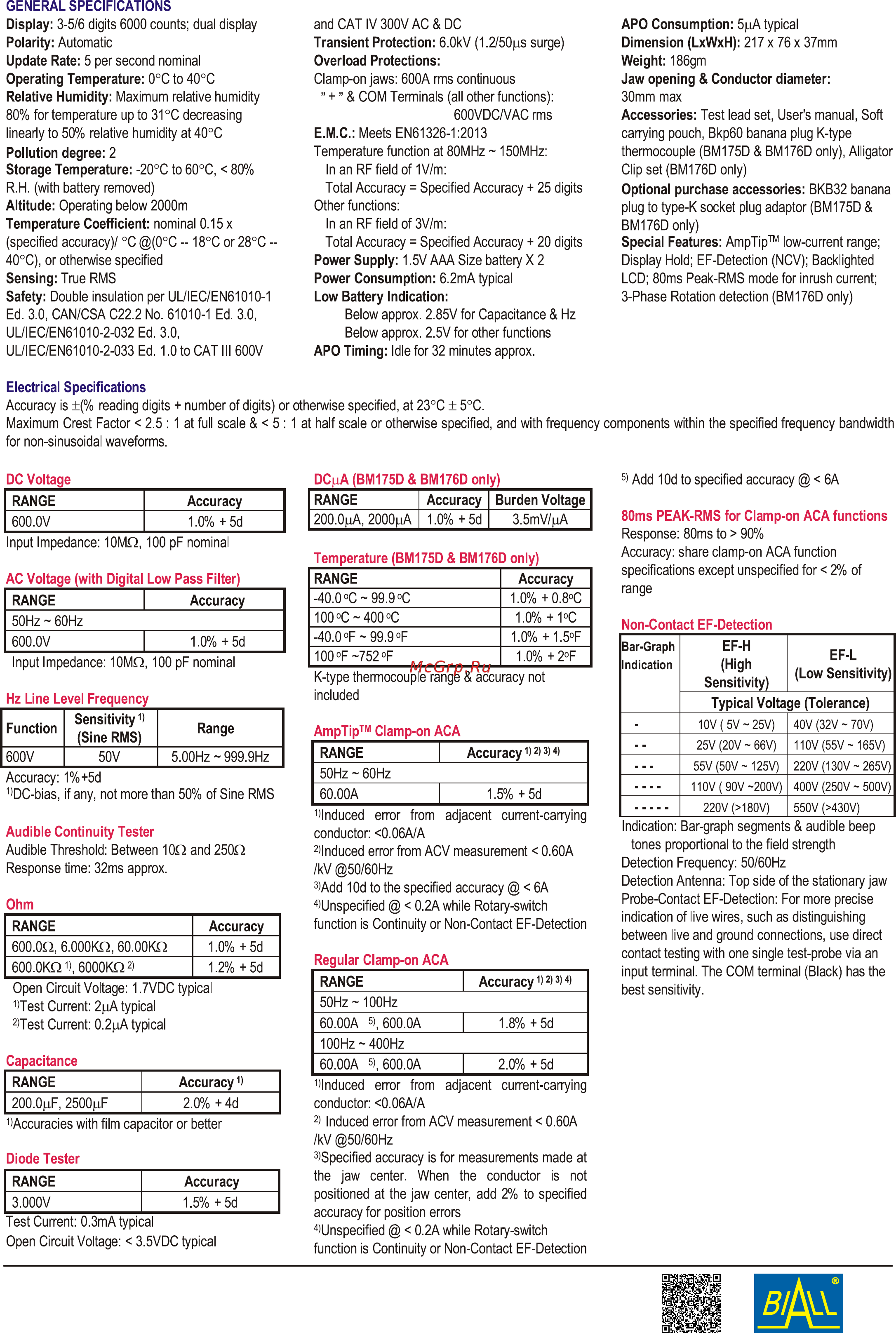 BEHA-AMPROBE BM175D [4/4] Strona 4
