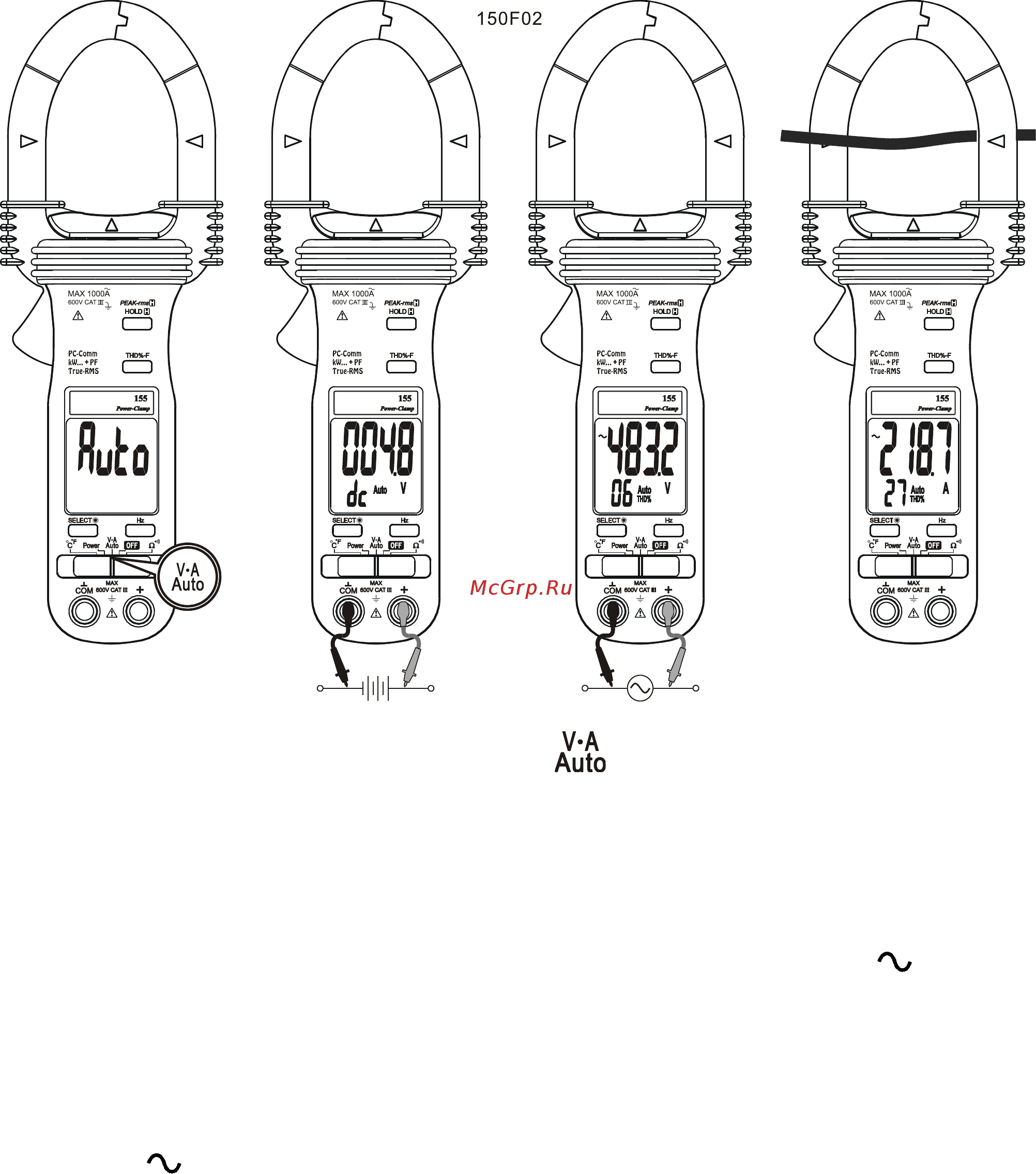 BEHA-AMPROBE BM155 Расширенная инструкция онлайн [5/20] 529189
