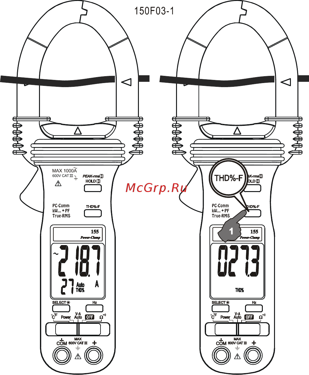 BEHA-AMPROBE BM155 Расширенная инструкция онлайн [6/20] 529189