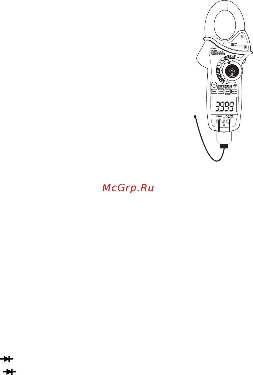 EXTECH EX840 [7/12] Continuity measurements