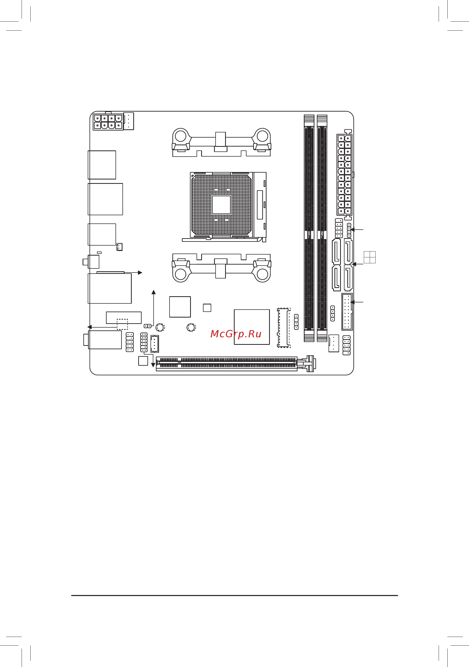 Gigabyte X570 I AORUS PRO WIFI [4/44] X570 i aorus pro wifi motherboard layout