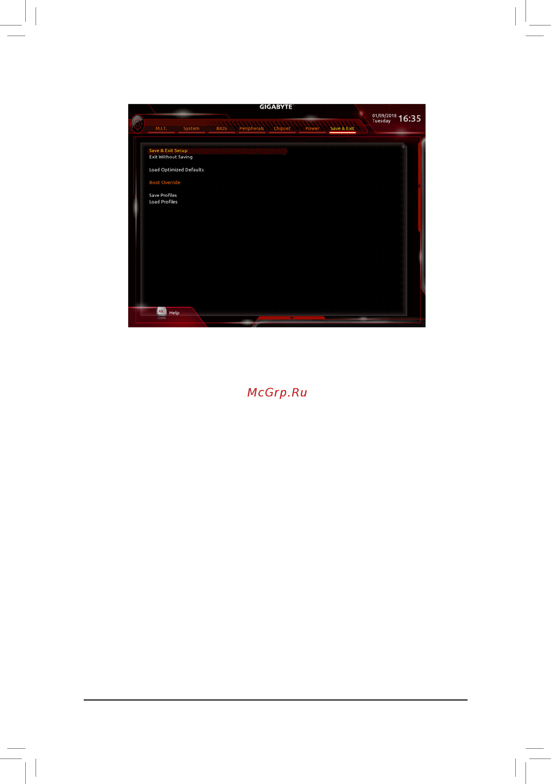 Gigabyte H370 HD3 (rev. 1.0) [39/48] 9 save exit