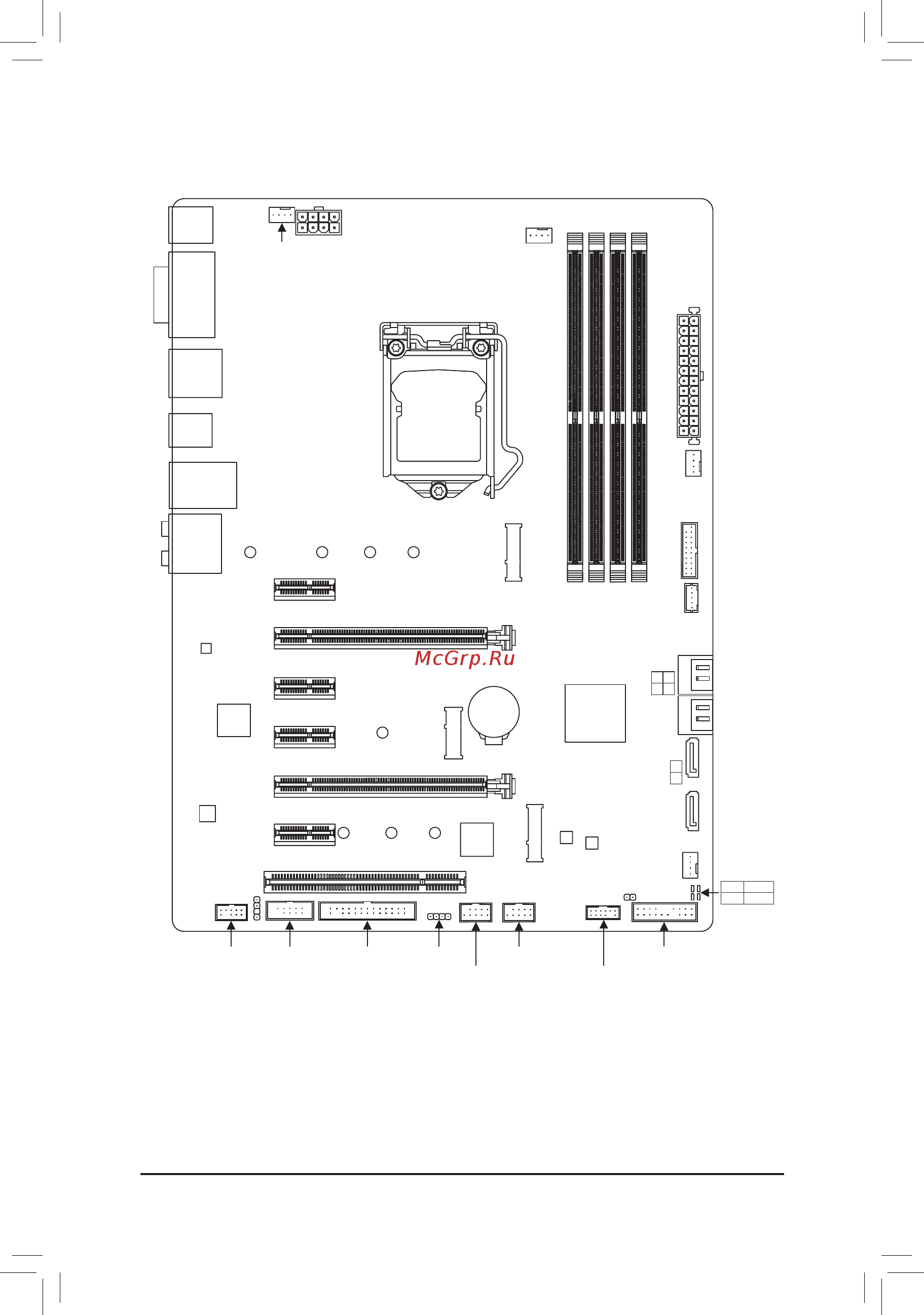 Gigabyte H370 HD3 (rev. 1.0) [4/48] H370 hd3 motherboard layout