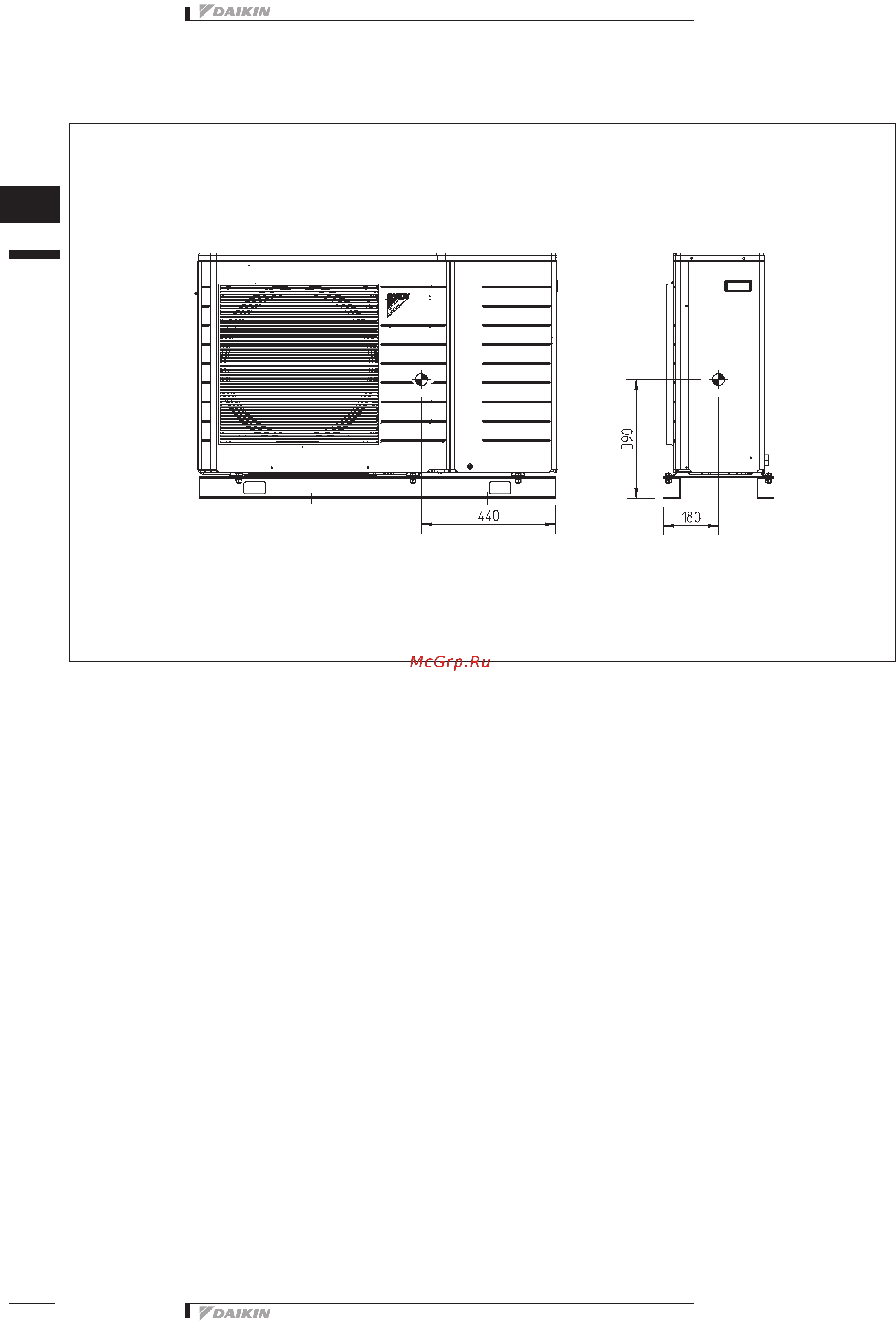 Daikin EWYQ013ACW1 Технические данные онлайн [12/103] 403954