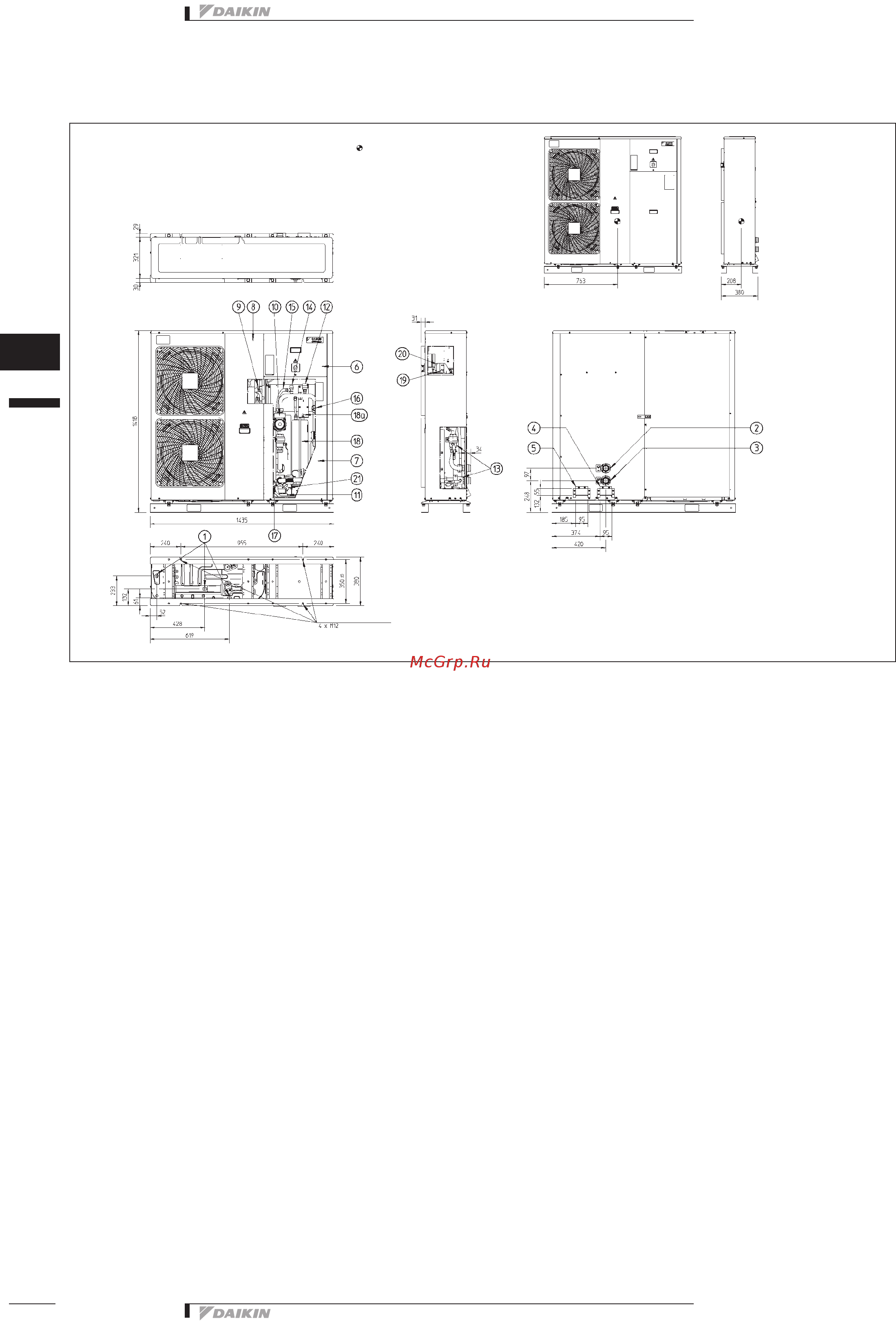 Daikin EWYQ013ACW1 Технические данные онлайн [42/103] 403954