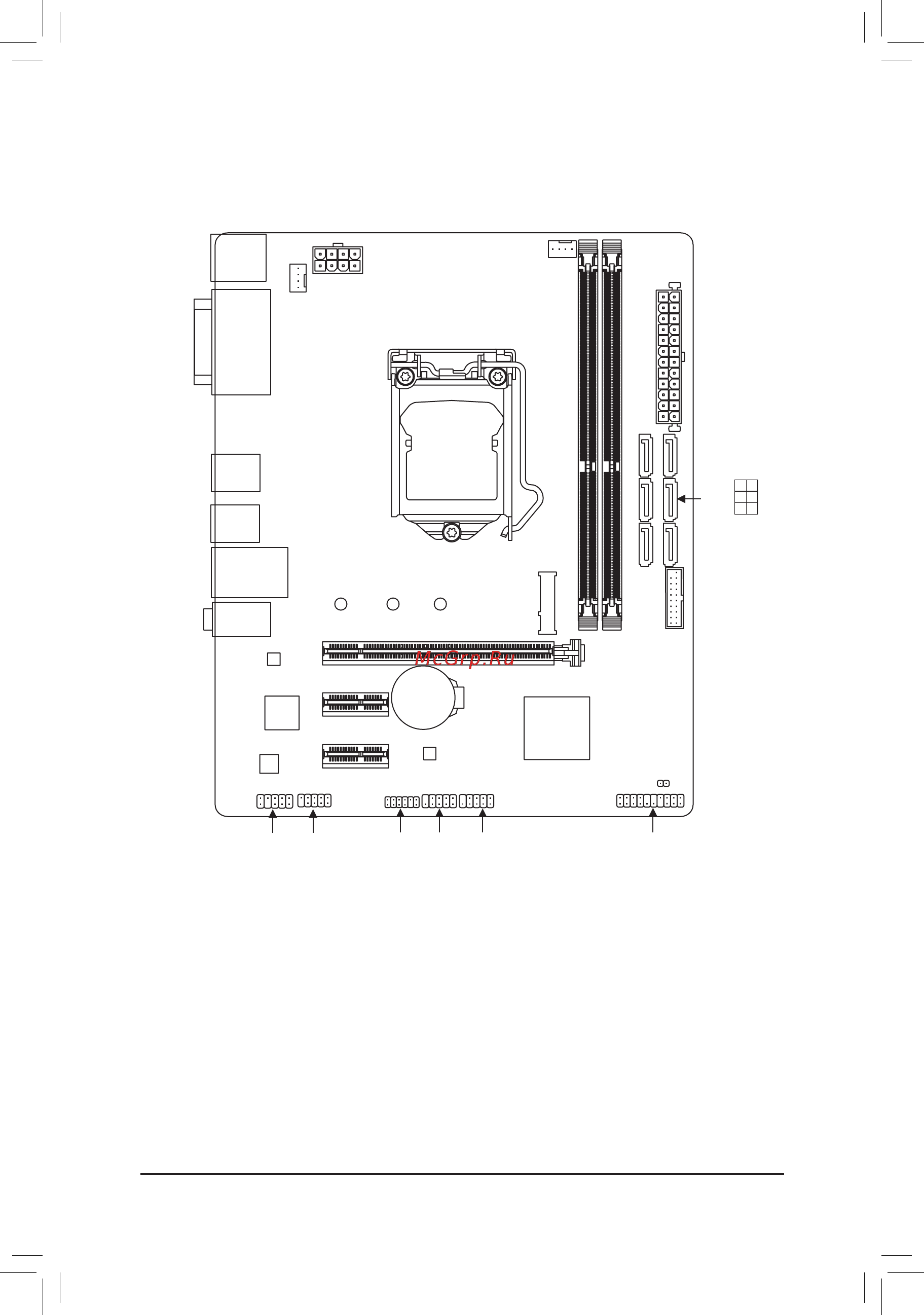 Gigabyte B360M D2V (rev. 1.0) [4/44] B360m d2v motherboard layout