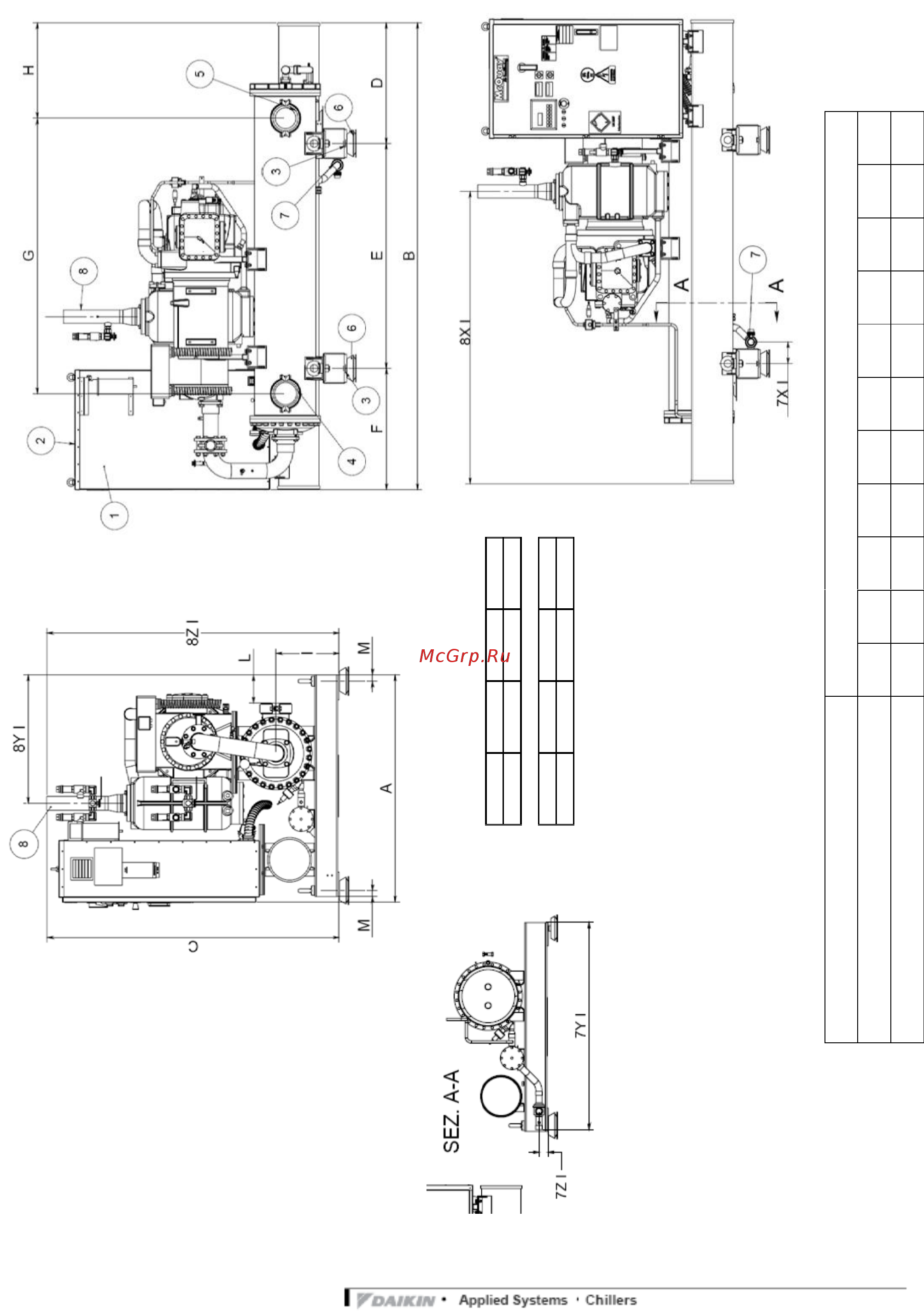 Daikin EWLD600I-SS [26/36] Dimensions