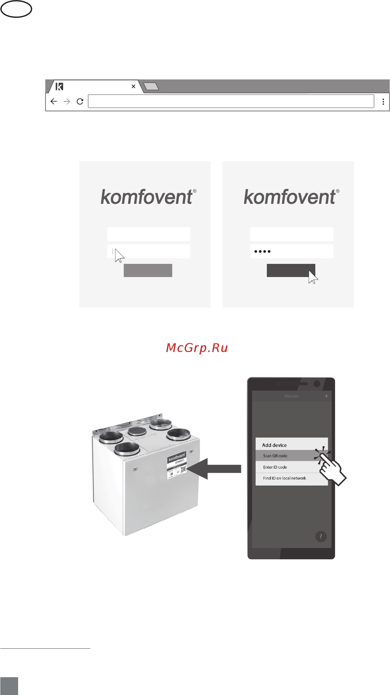 Komfovent Domekt R 600 H [8/28] Управление установкой при помощи смартфона
