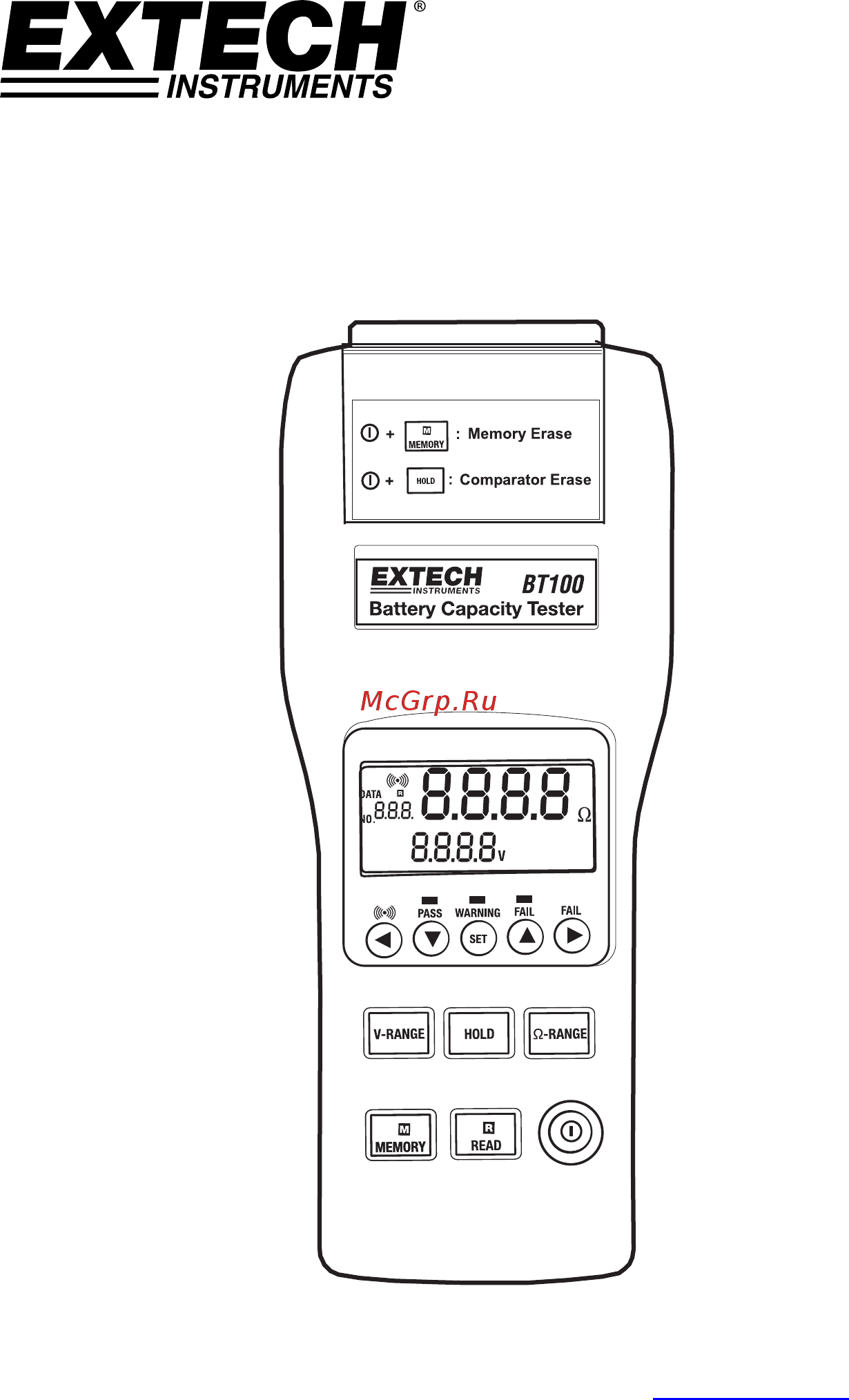 EXTECH BT100 Расширенная инструкция онлайн