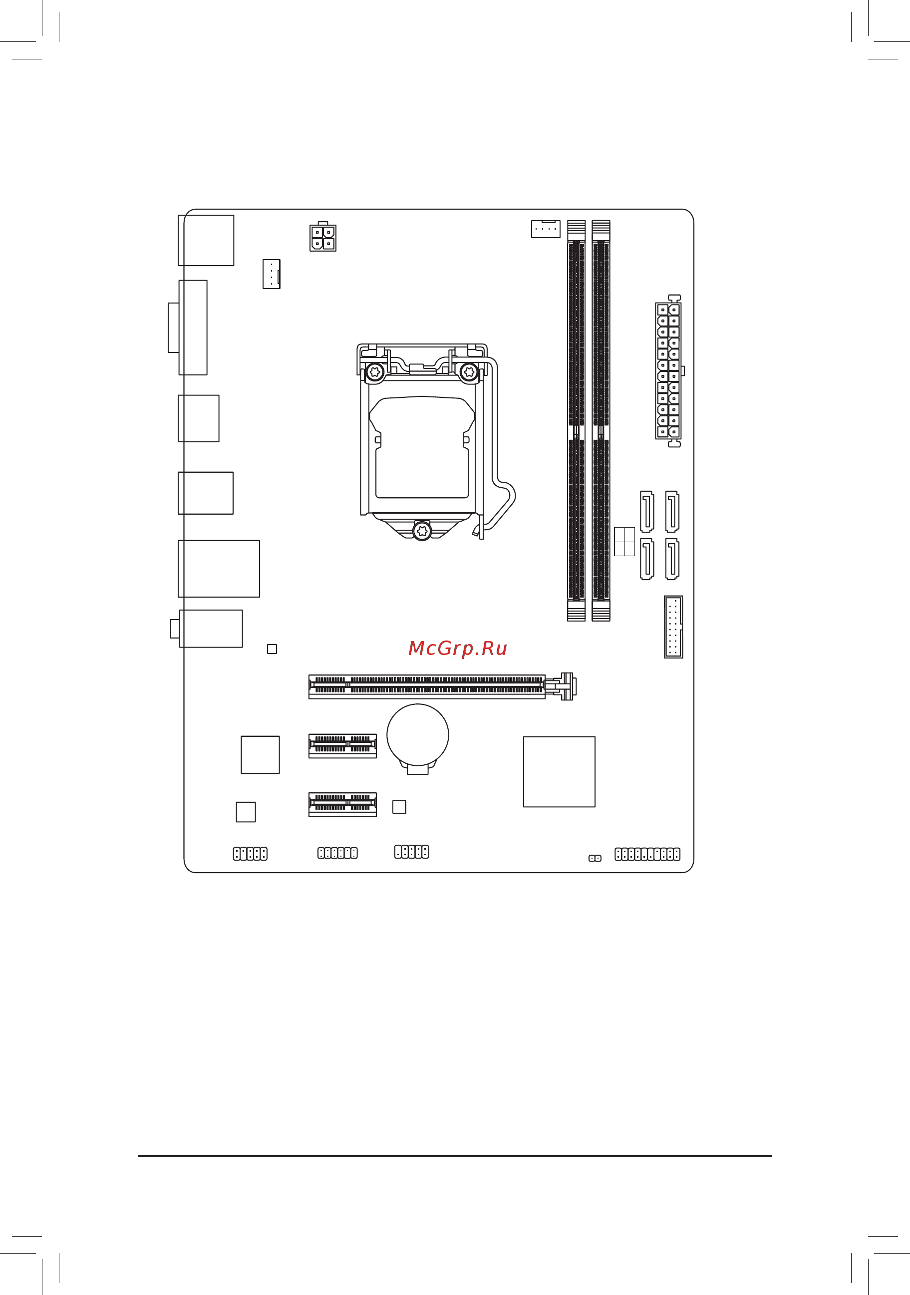 Gigabyte H310M H 2.0 (rev. 1.0) [4/40] H310m h 2 motherboard layout