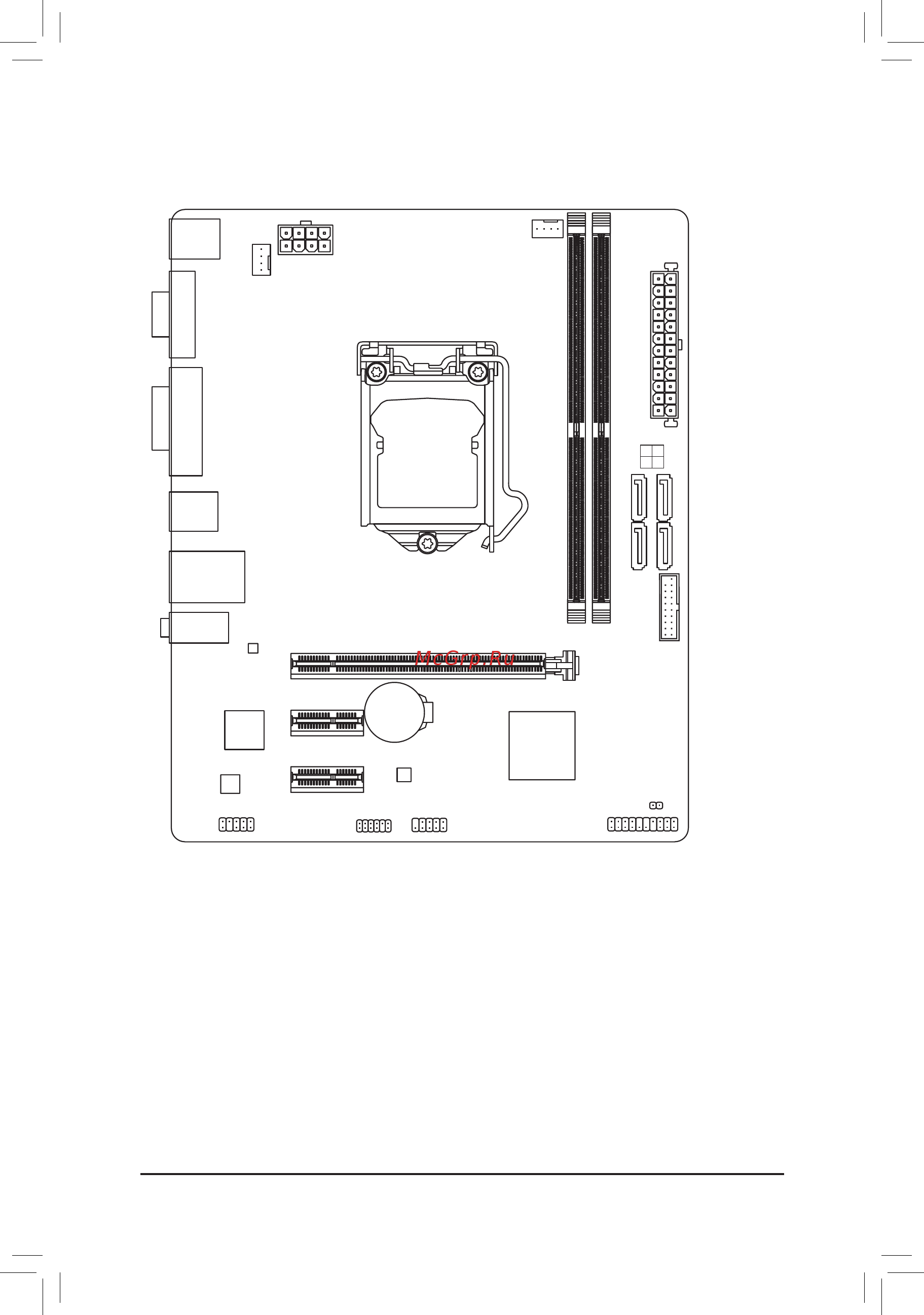 Gigabyte H310M DS2V 2.0 (rev. 1.0) [4/39] H310m ds2v 2 motherboard layout