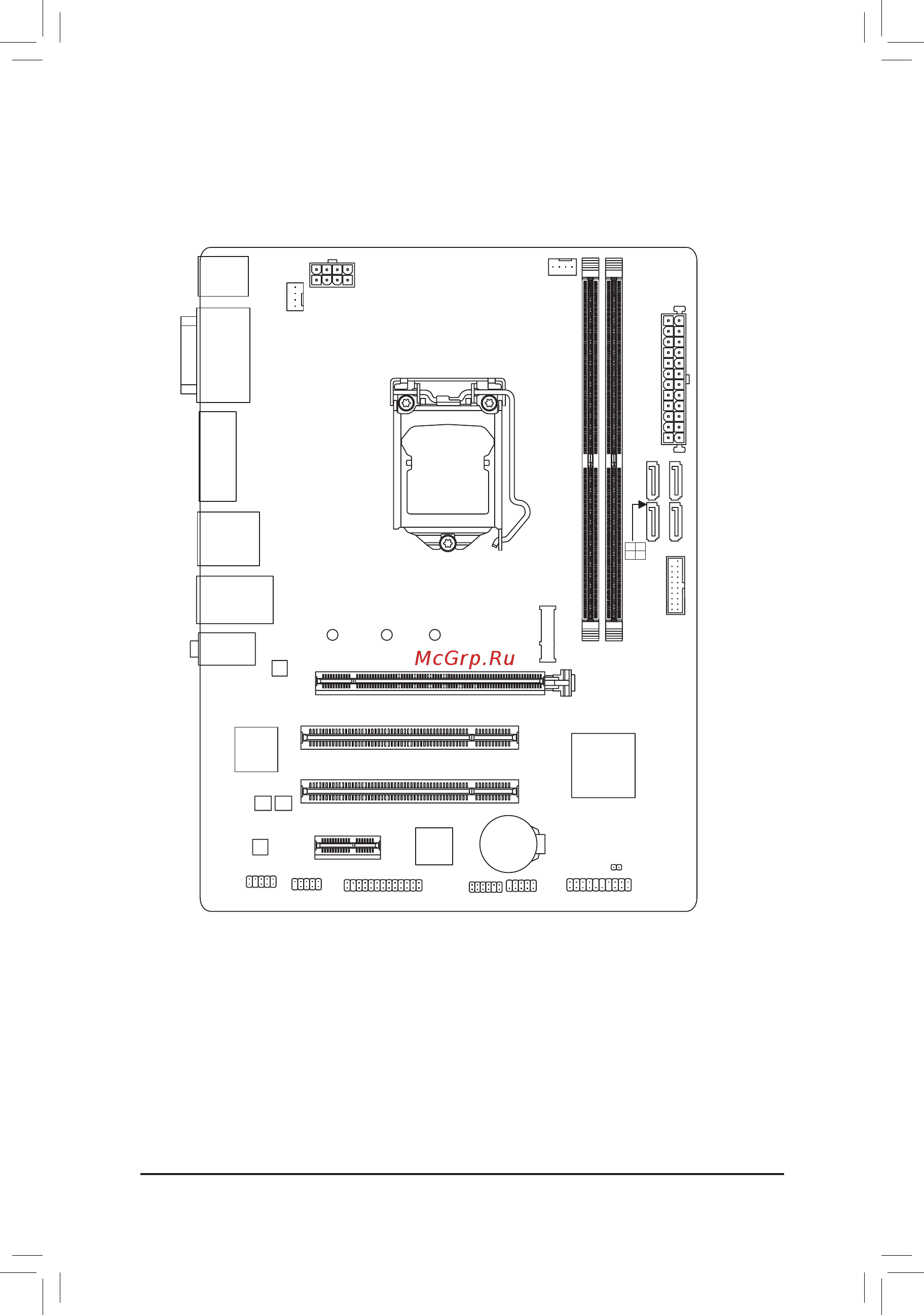 Gigabyte H310M S2P (rev. 1.0) [4/44] H310m s2p motherboard layout