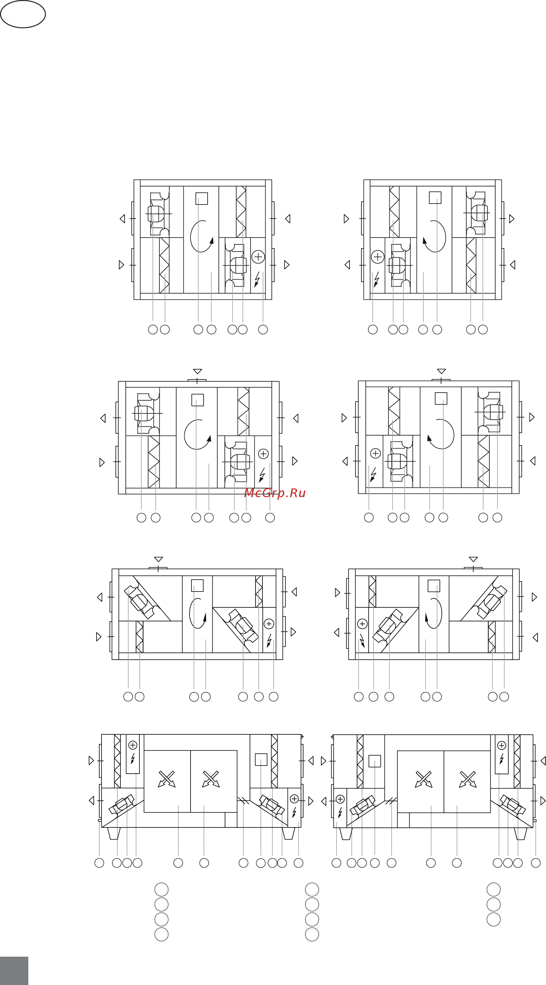 Komfovent Domekt CF 300 V [6/36] Domekt r 500 h r 700 h