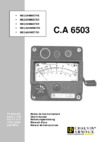 CHAUVIN ARNOUX CA-6503 Расширенная инструкция