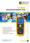 CHAUVIN ARNOUX CA-6528 Data Sheet