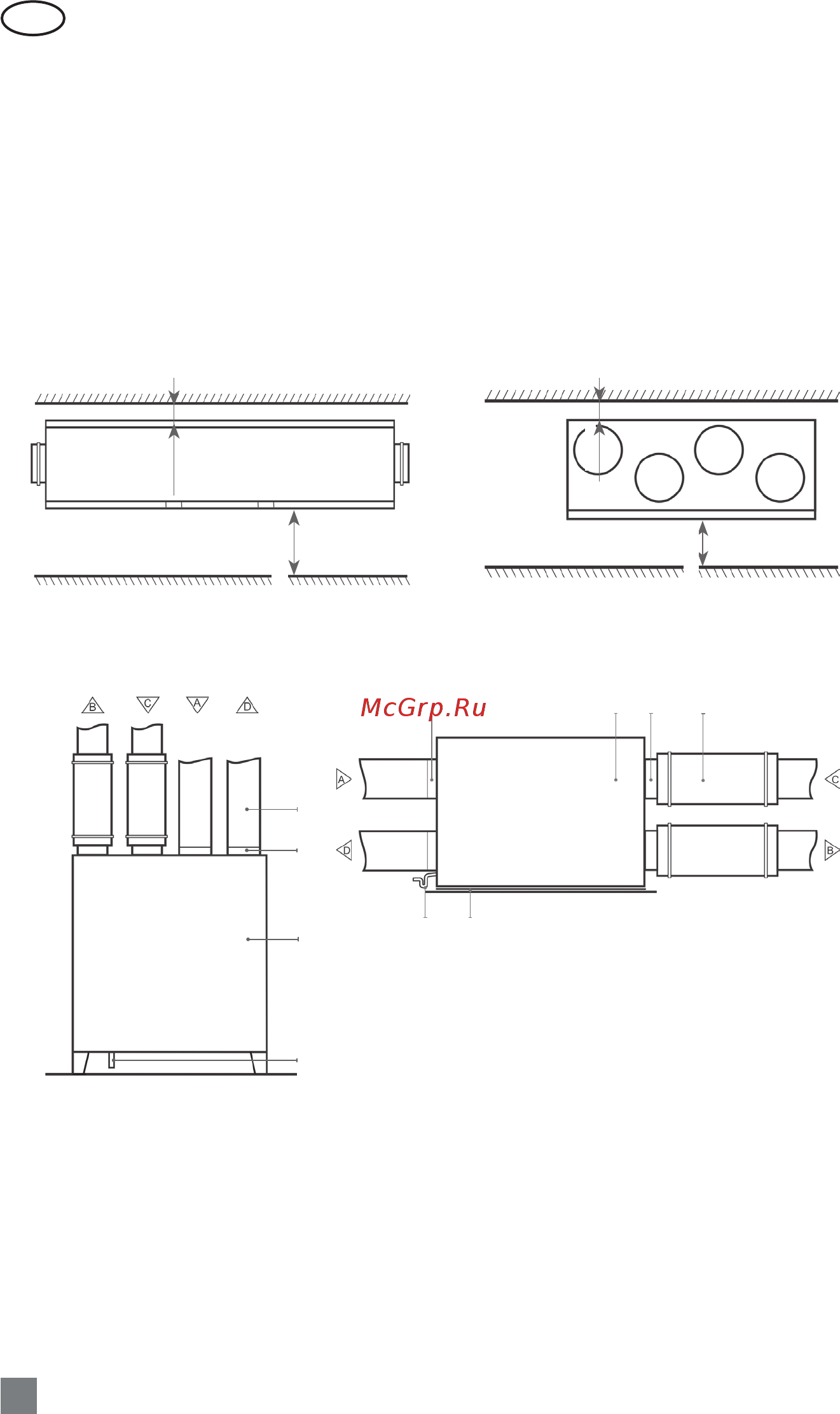 Komfovent Domekt S 1000 F [12/36] Монтаж устройства